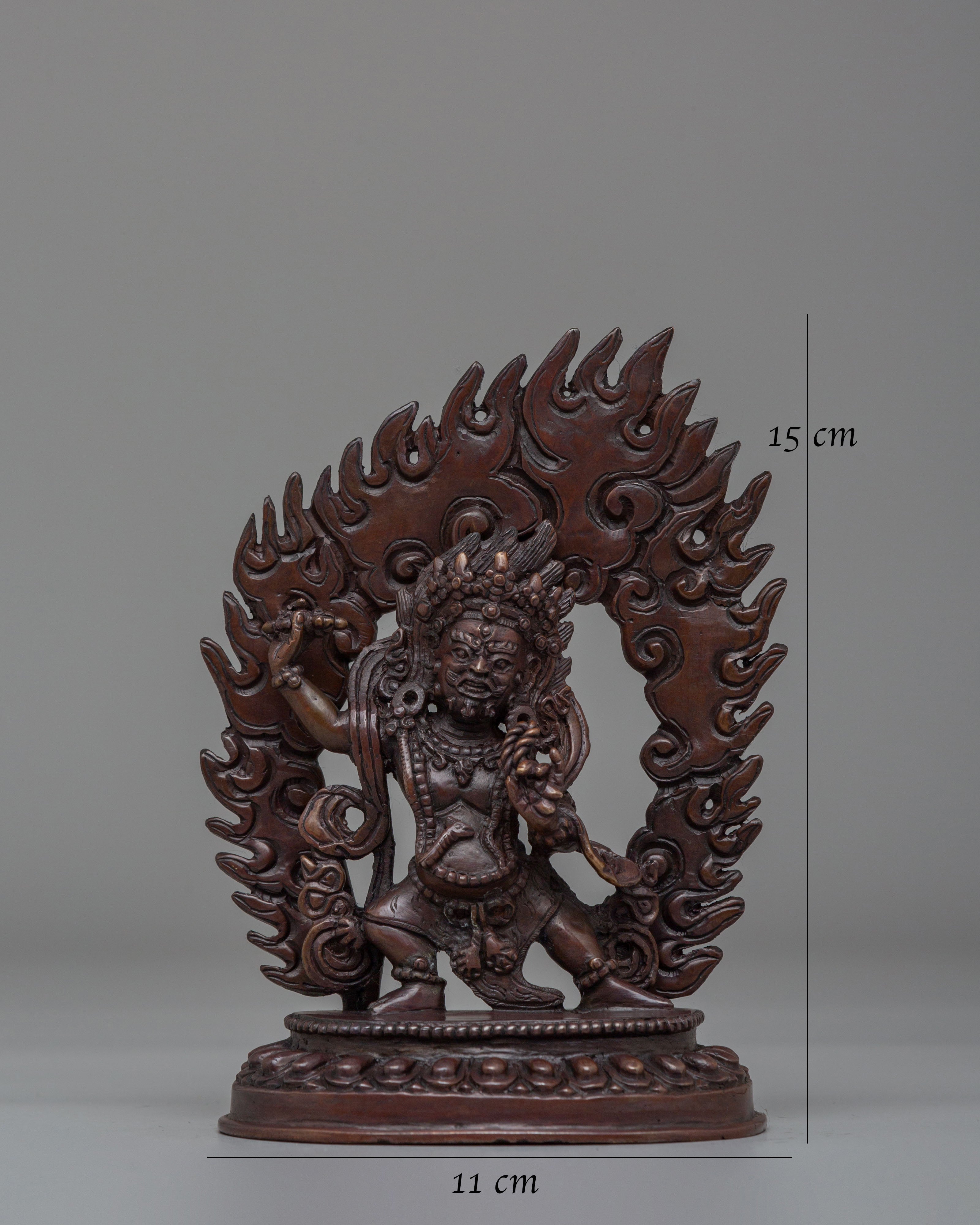 Spiritual Vajrapani Protection Statue | Tibetan Protector Deity