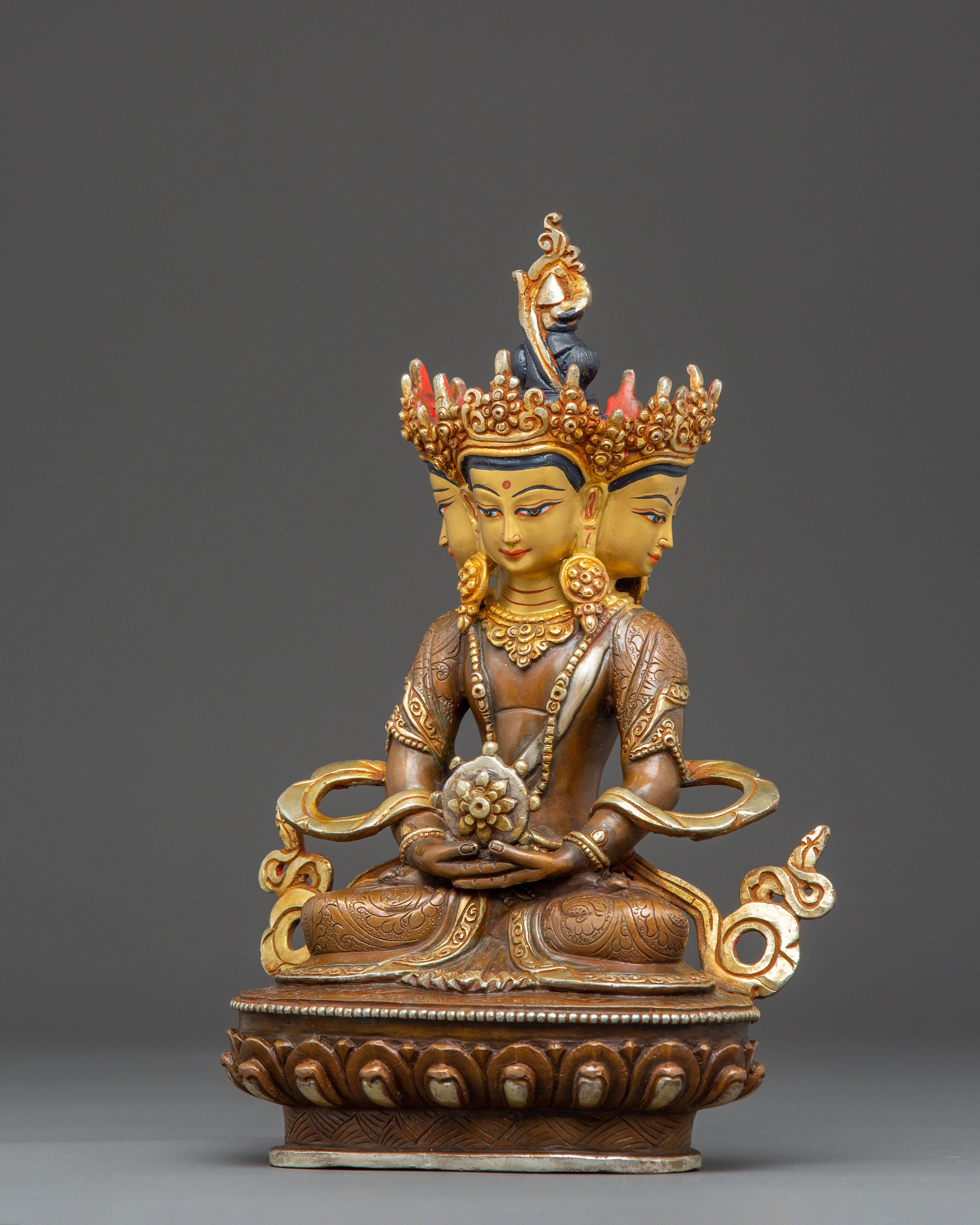 Traditional Vairocana Buddha Statue | Symbol of Cosmic Enlightenment