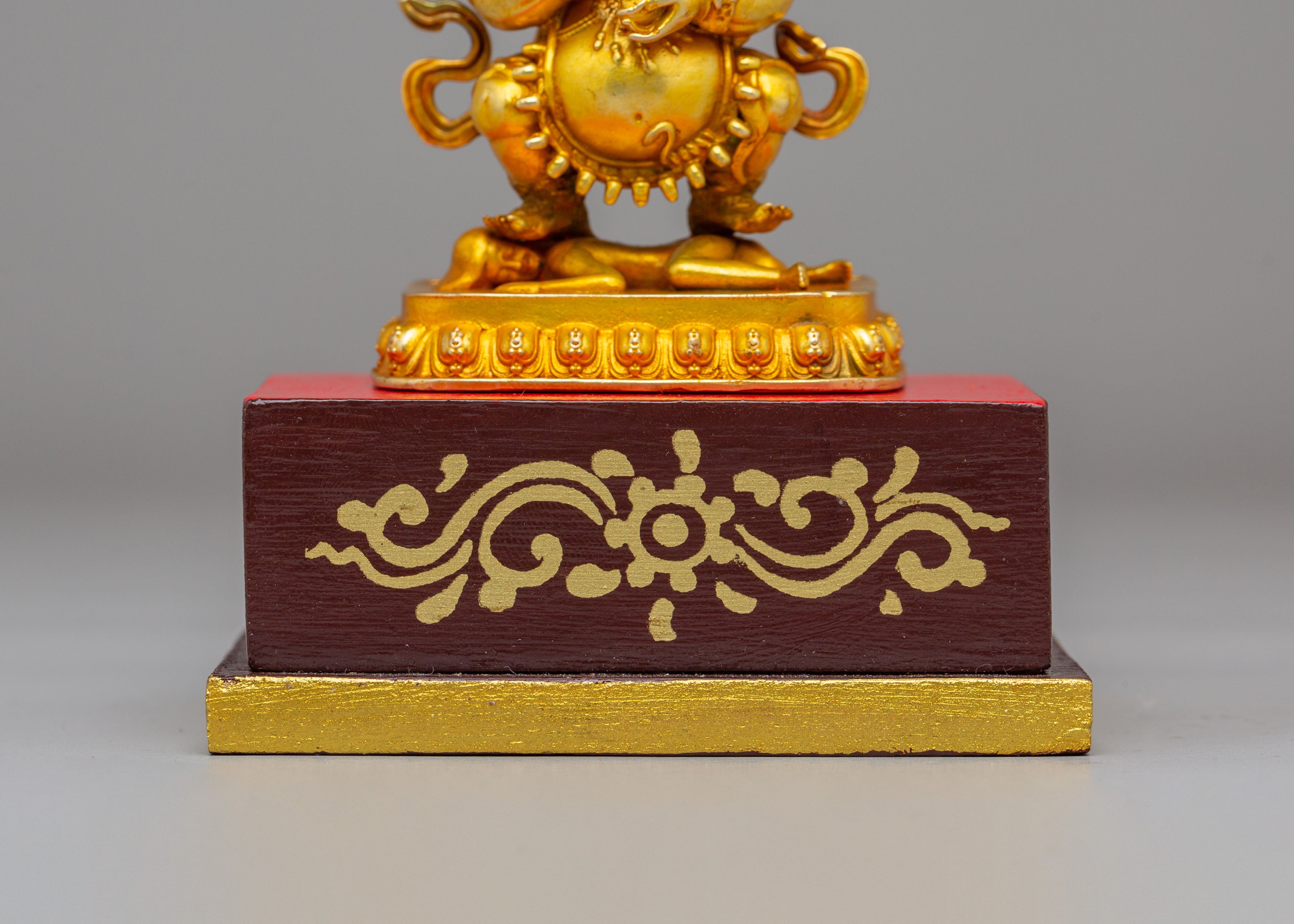 Traditional Shakya Mahakala Statue | Tibetan Buddhist Protector Sculpture