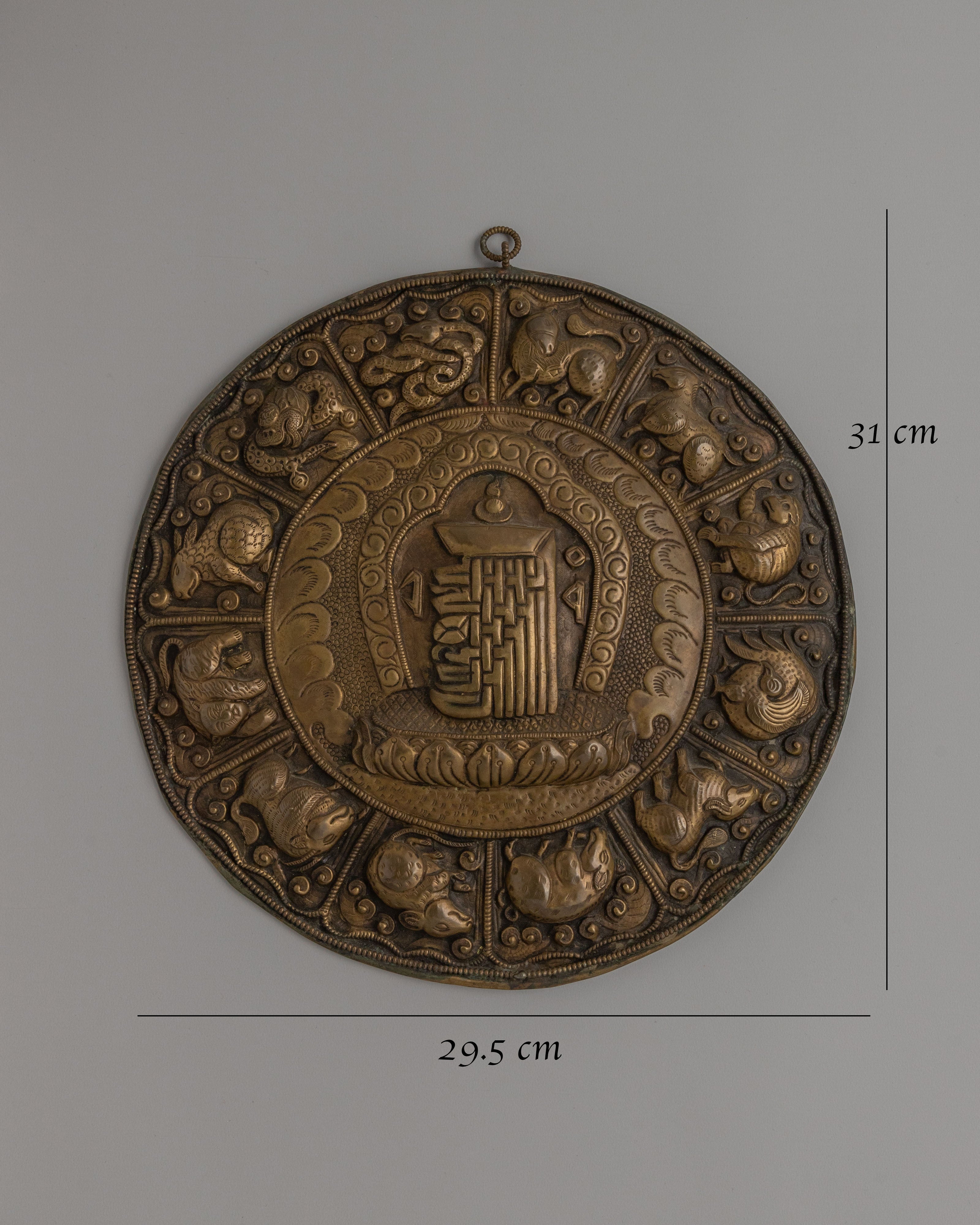 Sacred Kalachakra Wall Hanging | Tibetan Buddhist Art