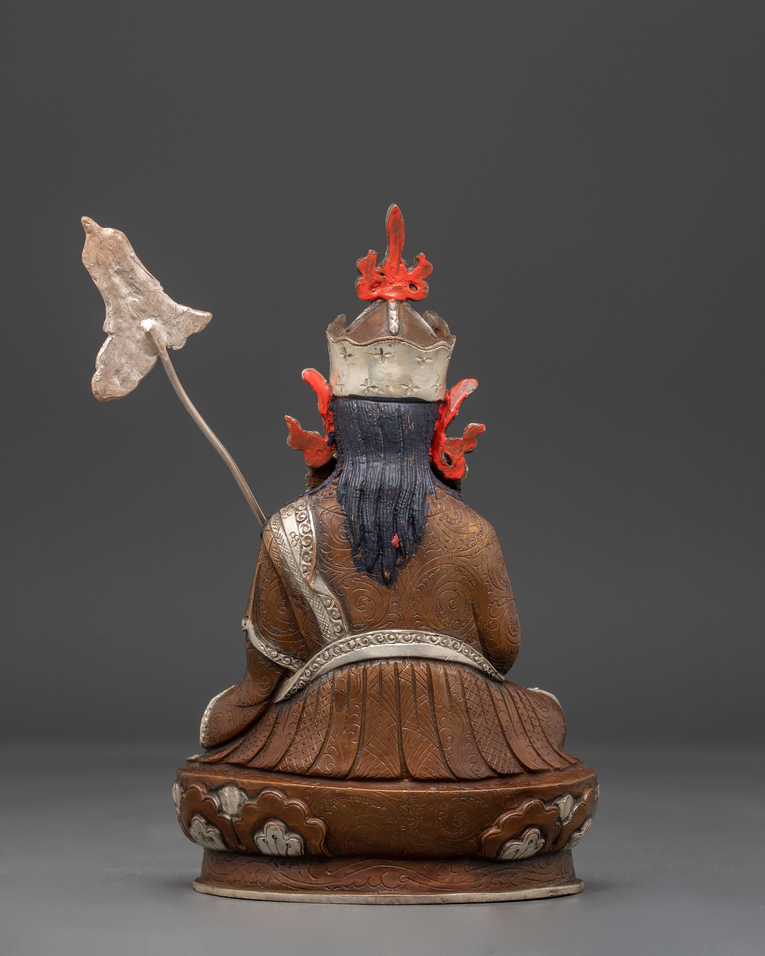 Guru Orgyen Norla Statue | Himalayan Padmasambhava Altar Decor