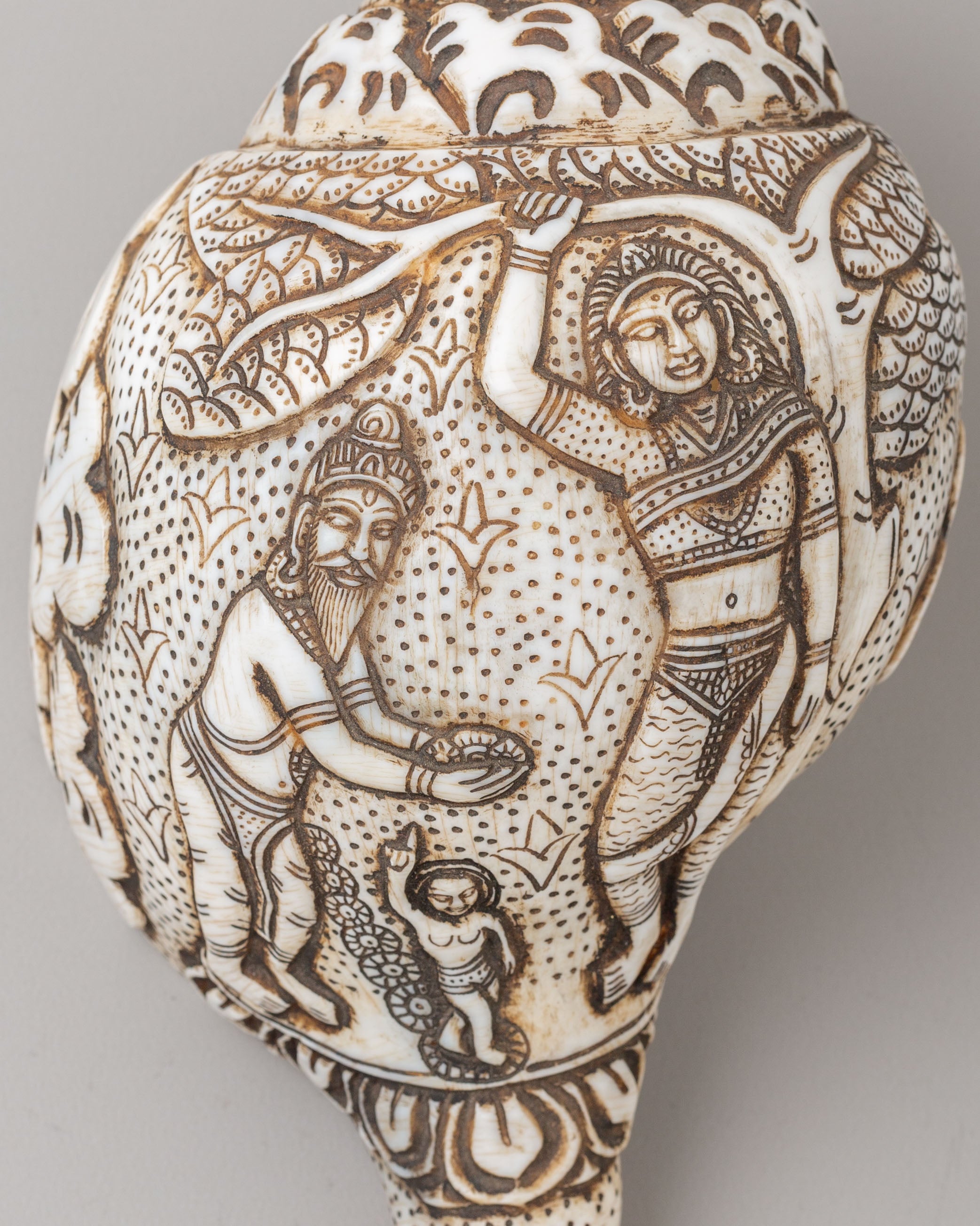 Birth Story Of Lord Buddha Conch | Sacred Buddhist Ritual Art