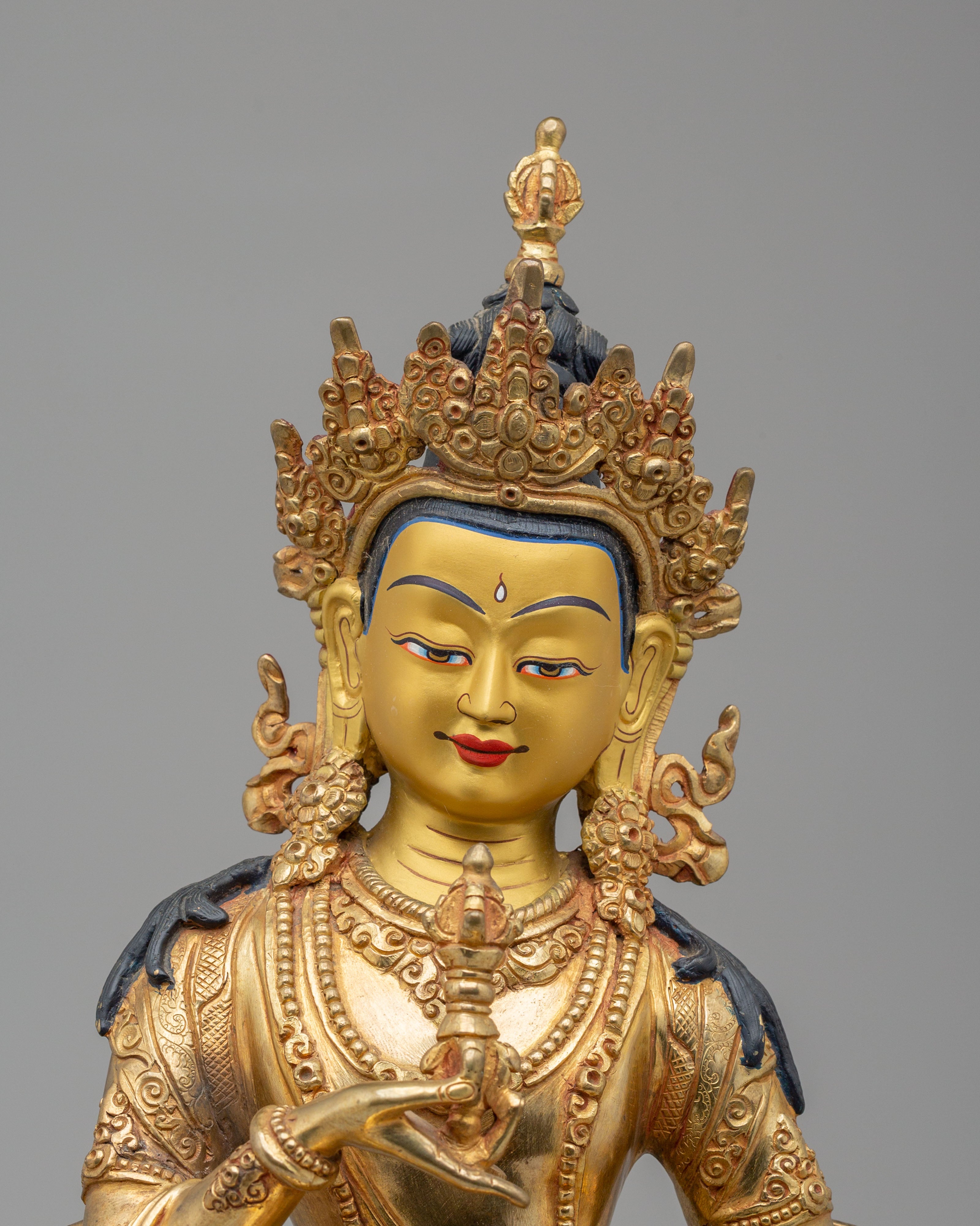 24K  Vajrasattva Buddhist Sculpture | A Symbol of Purification and Enlightenment