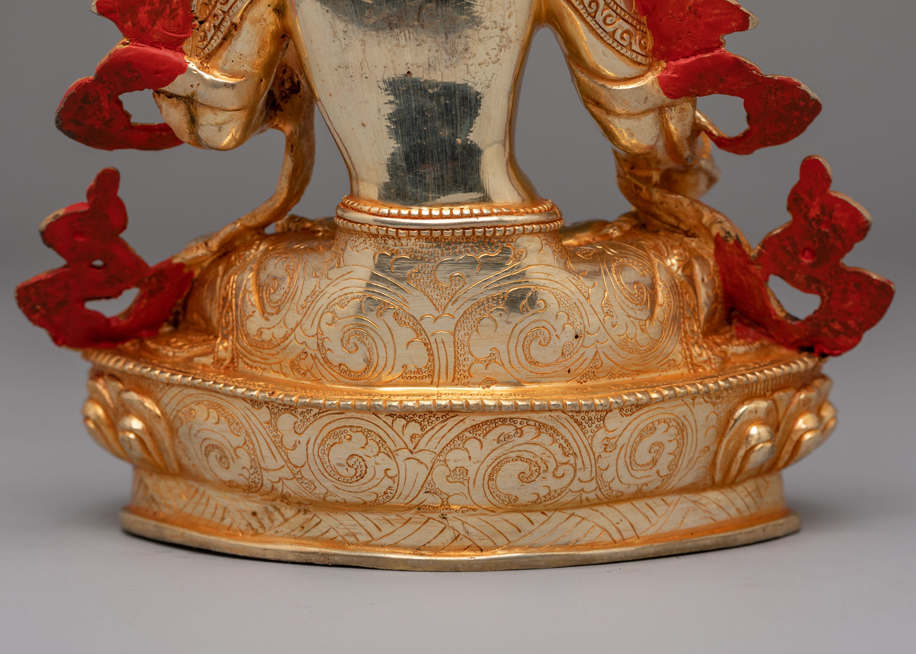 Traditional White Tara Figurine | Tibetan Buddhist Deity