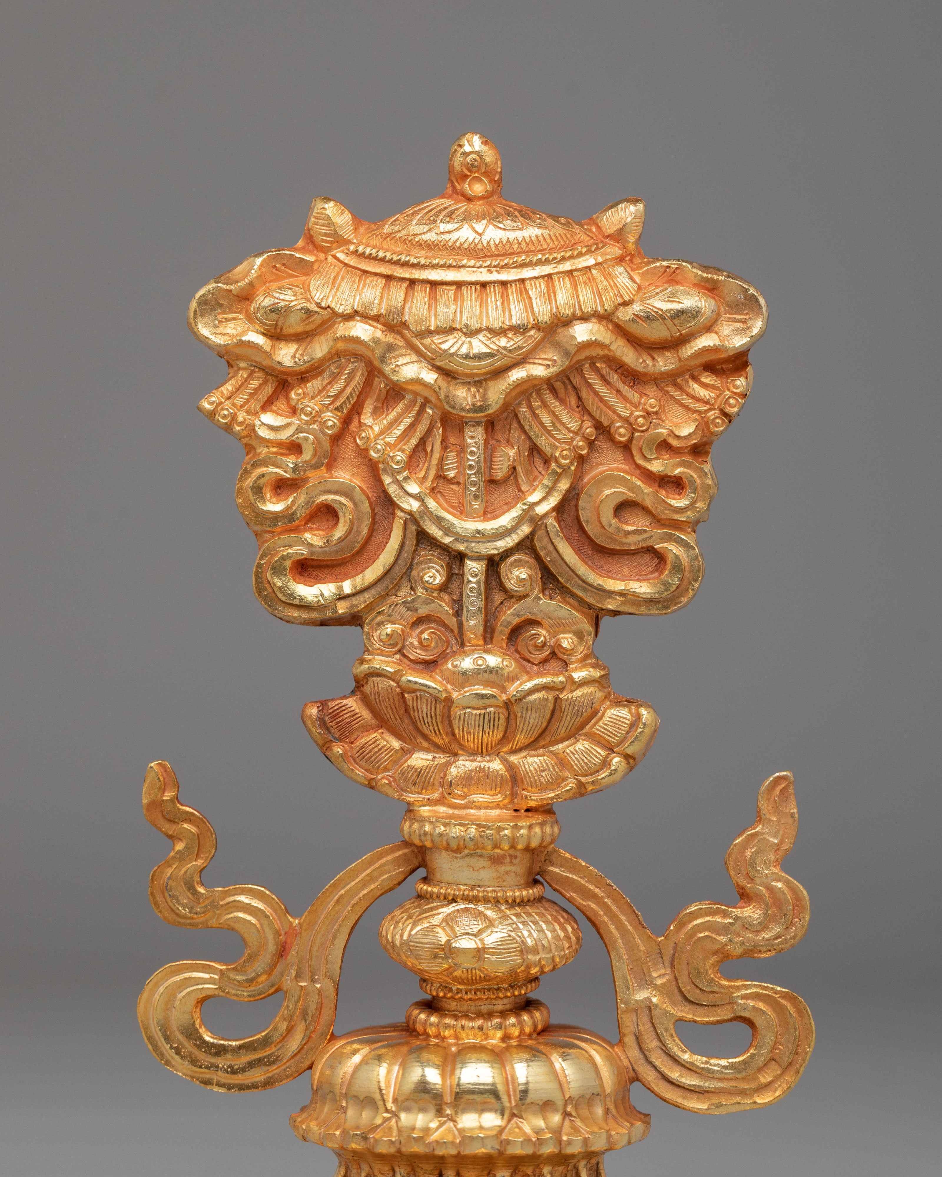 Eight Auspicious Symbols of Buddhism | Gold Plated Ashtamangala