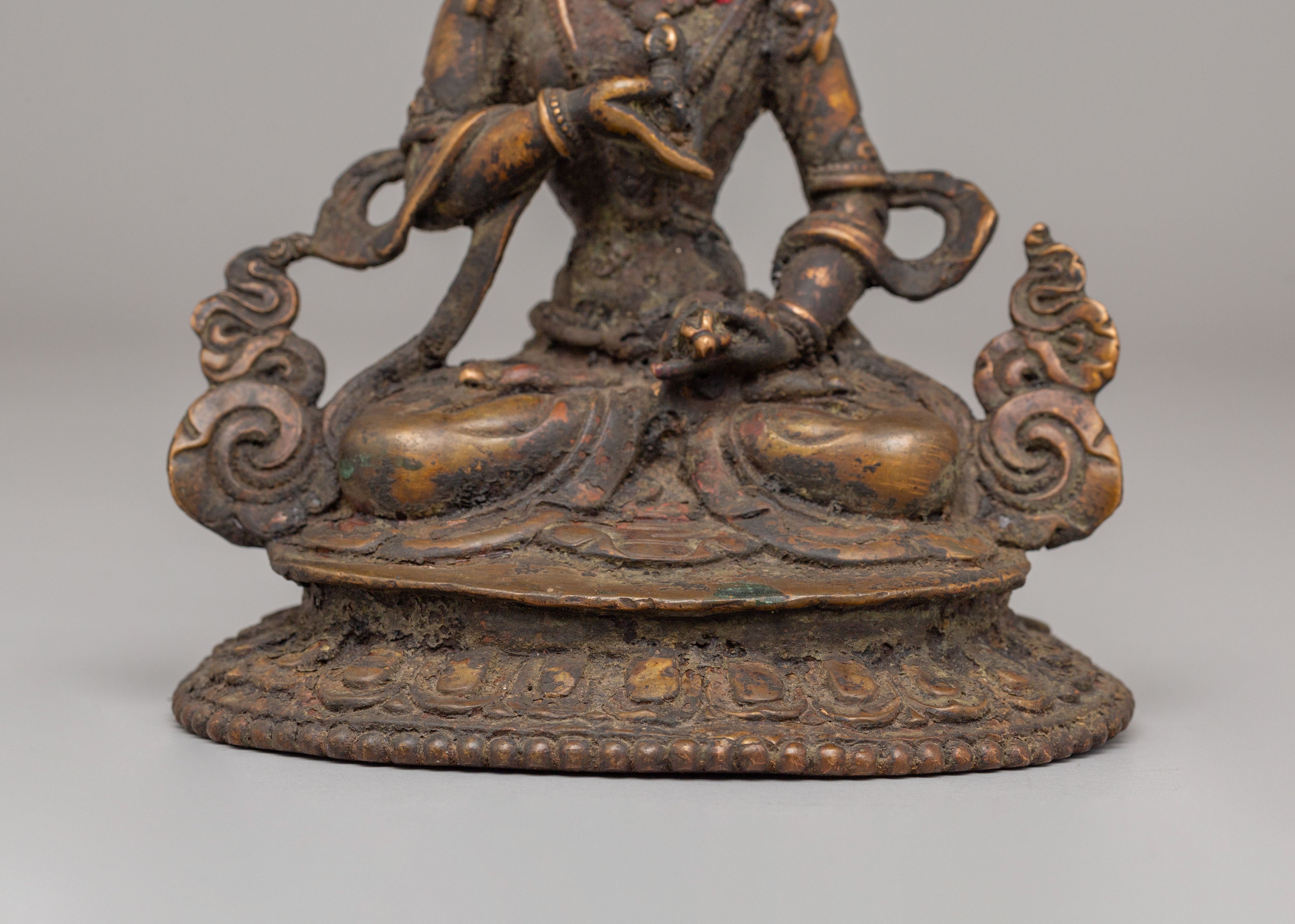 Sacred Vajrasattva Shrine Statue | Copper Body with Antique Finishing