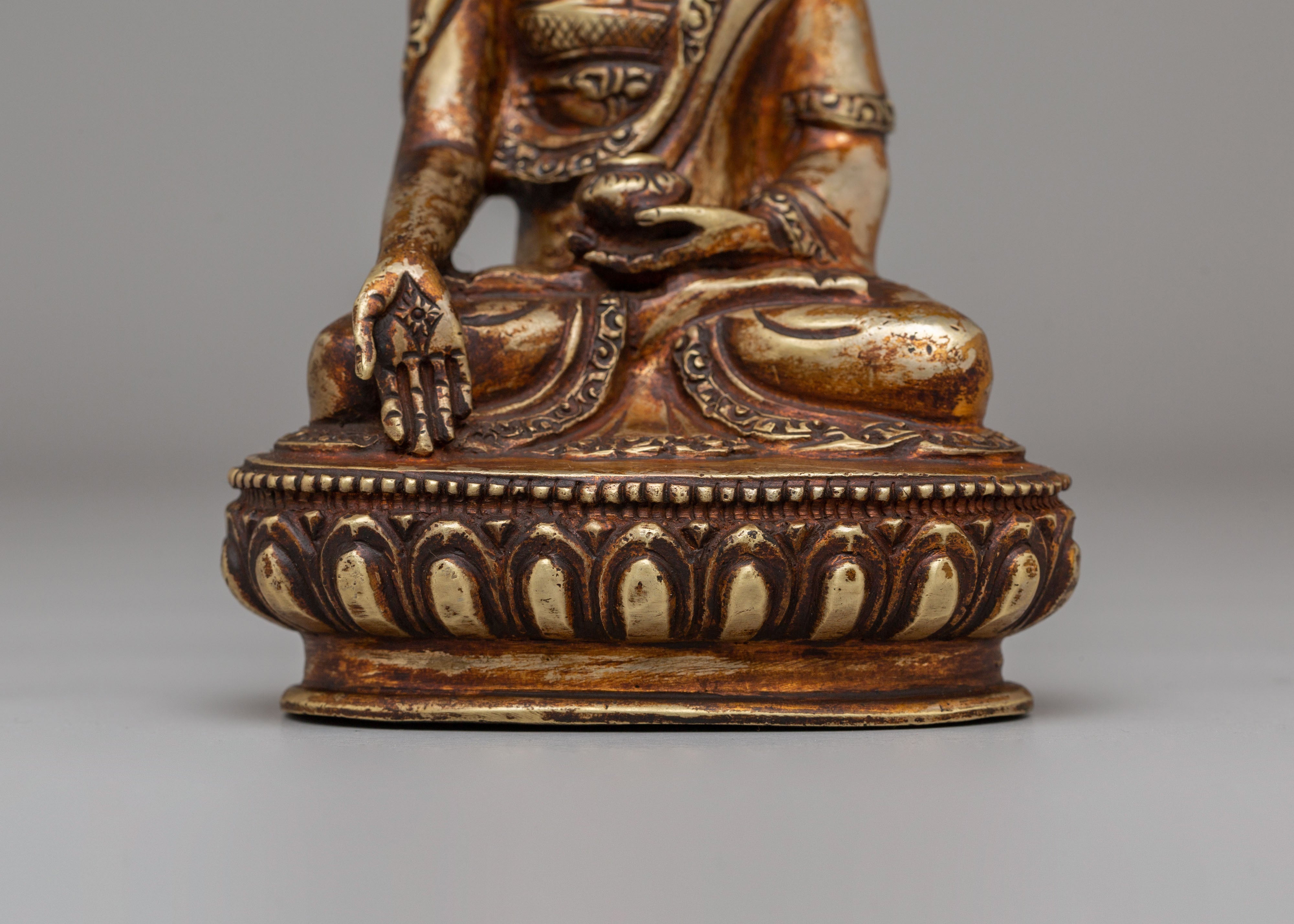 Ratnasambhava Dhyani Buddha Statue | Handcrafted Tibetan Artwork