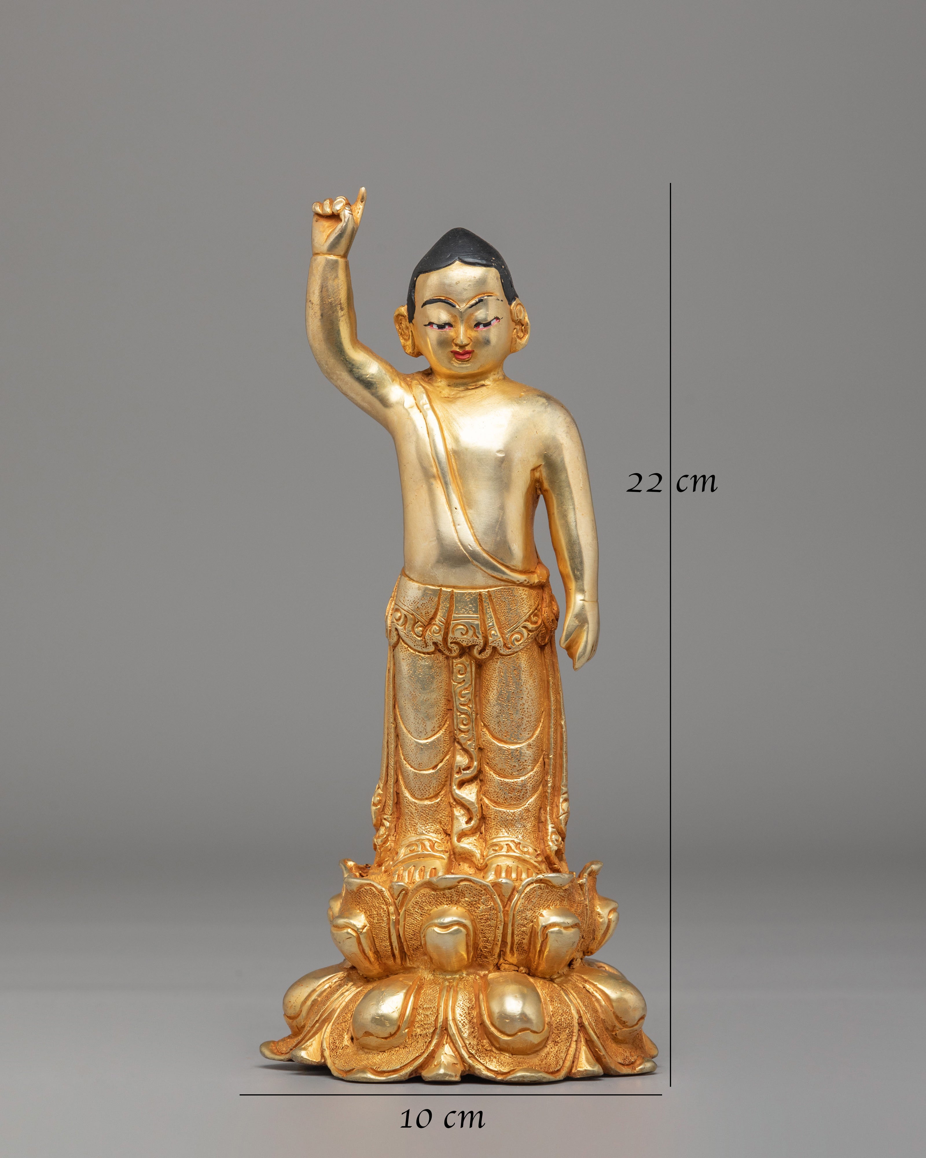Historical Siddhartha Gautama Sculpture | Buddhist Altar Decor