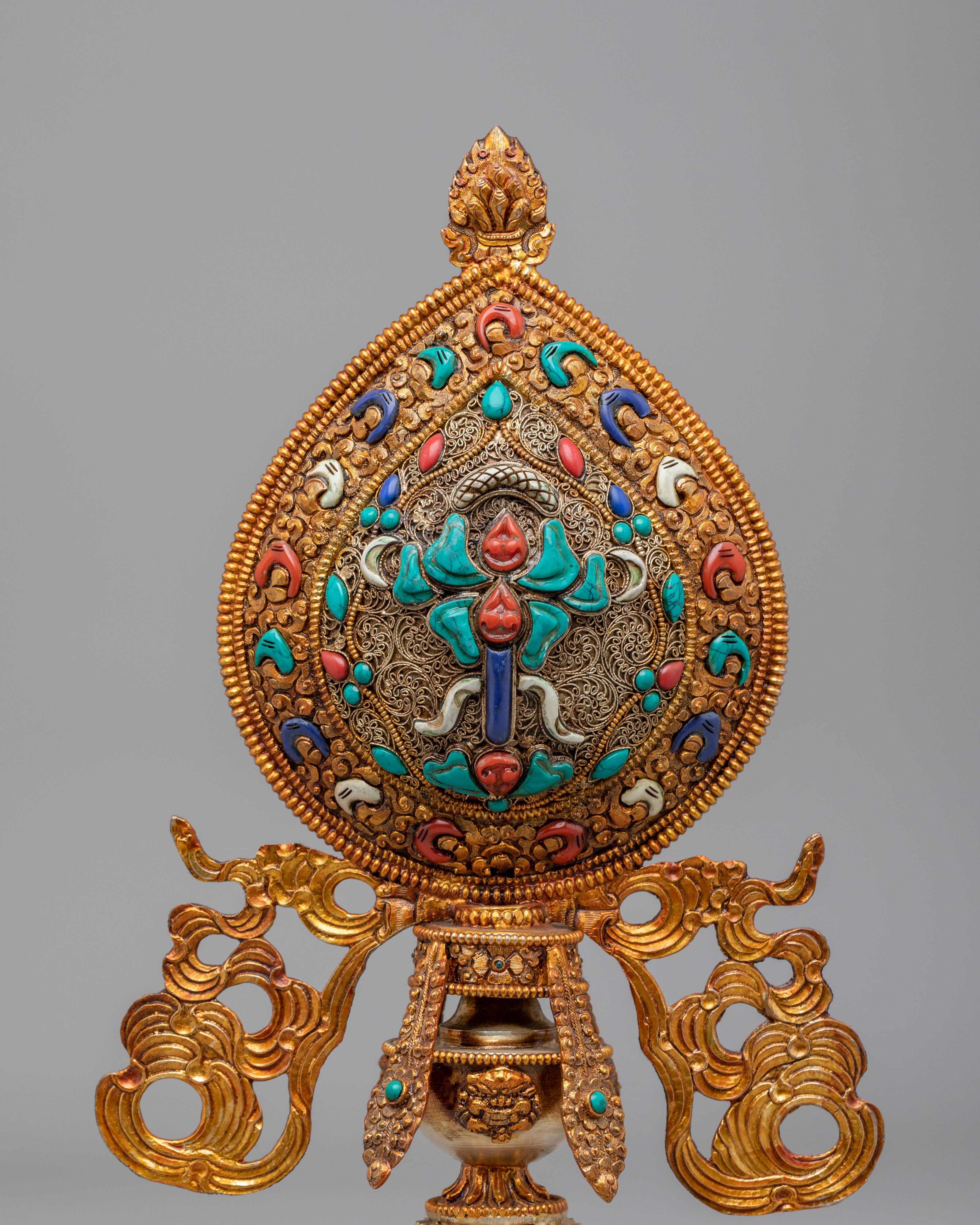 Sacred Ashtamangala Set for Altar | Tibetan Eight Auspicious Symbols Set
