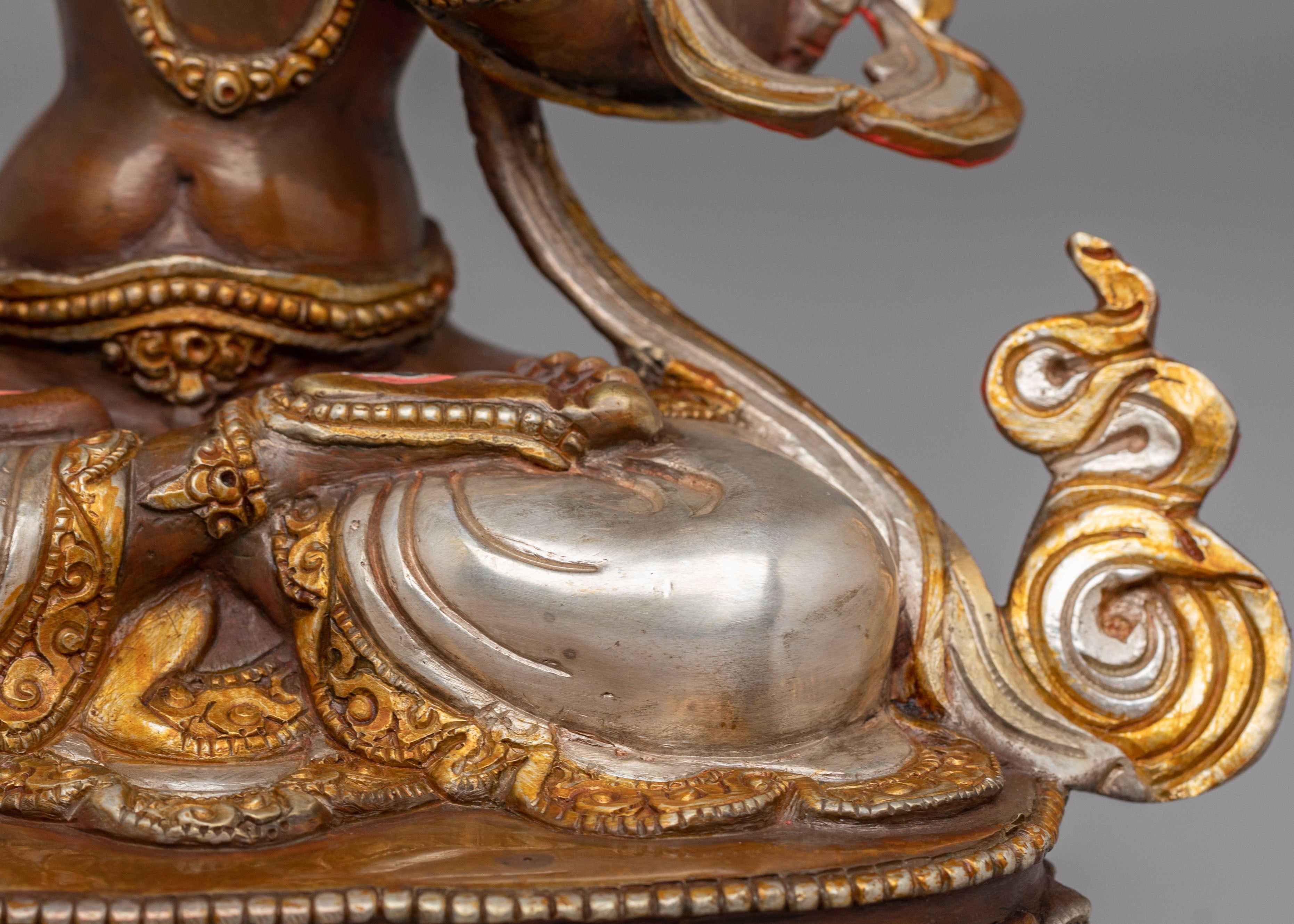 Handmade Ritual White Tara Statue | Sacred Spiritual Decor for Meditation