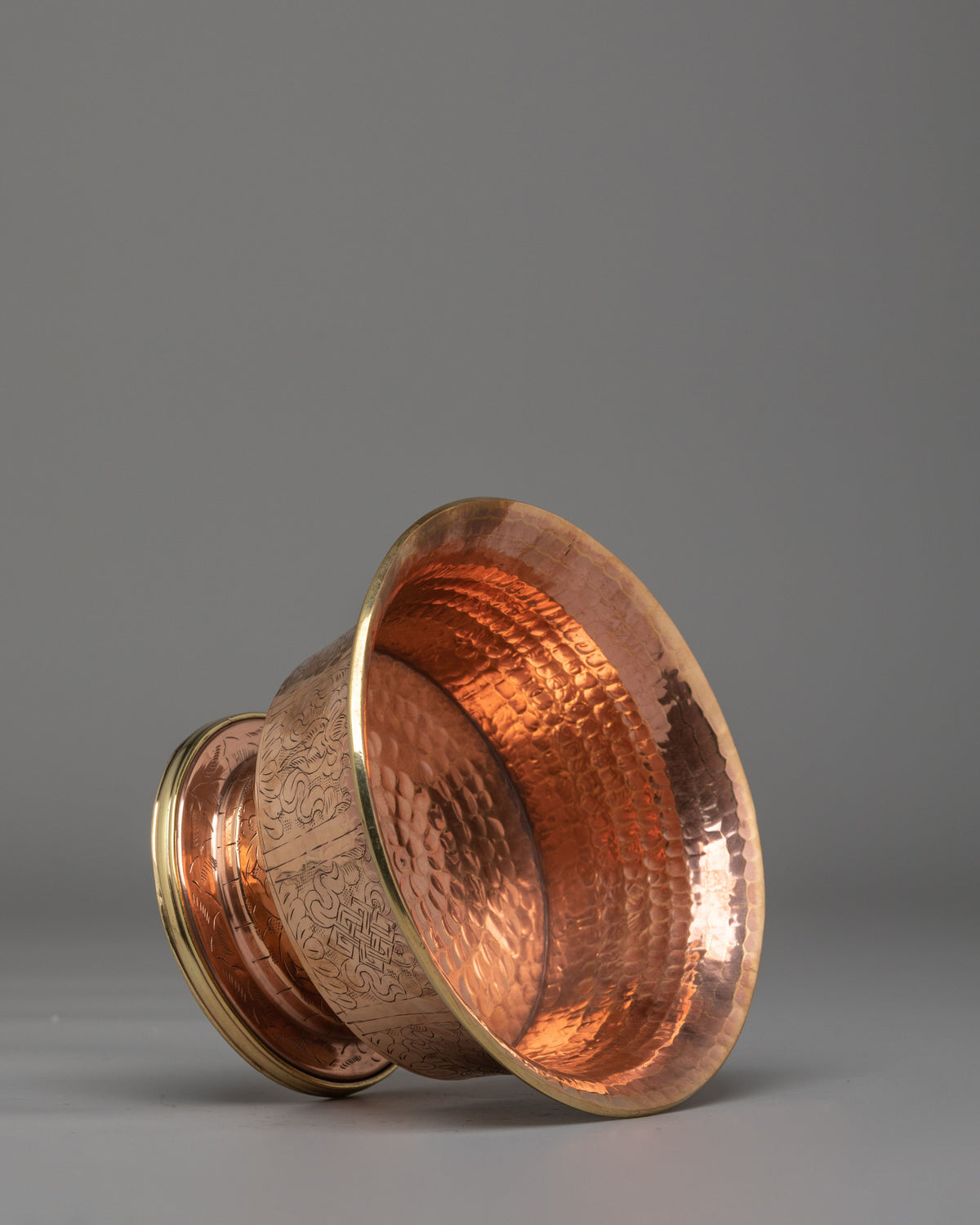 Auspicious Symbol Offering Bowl | Spiritual Decor