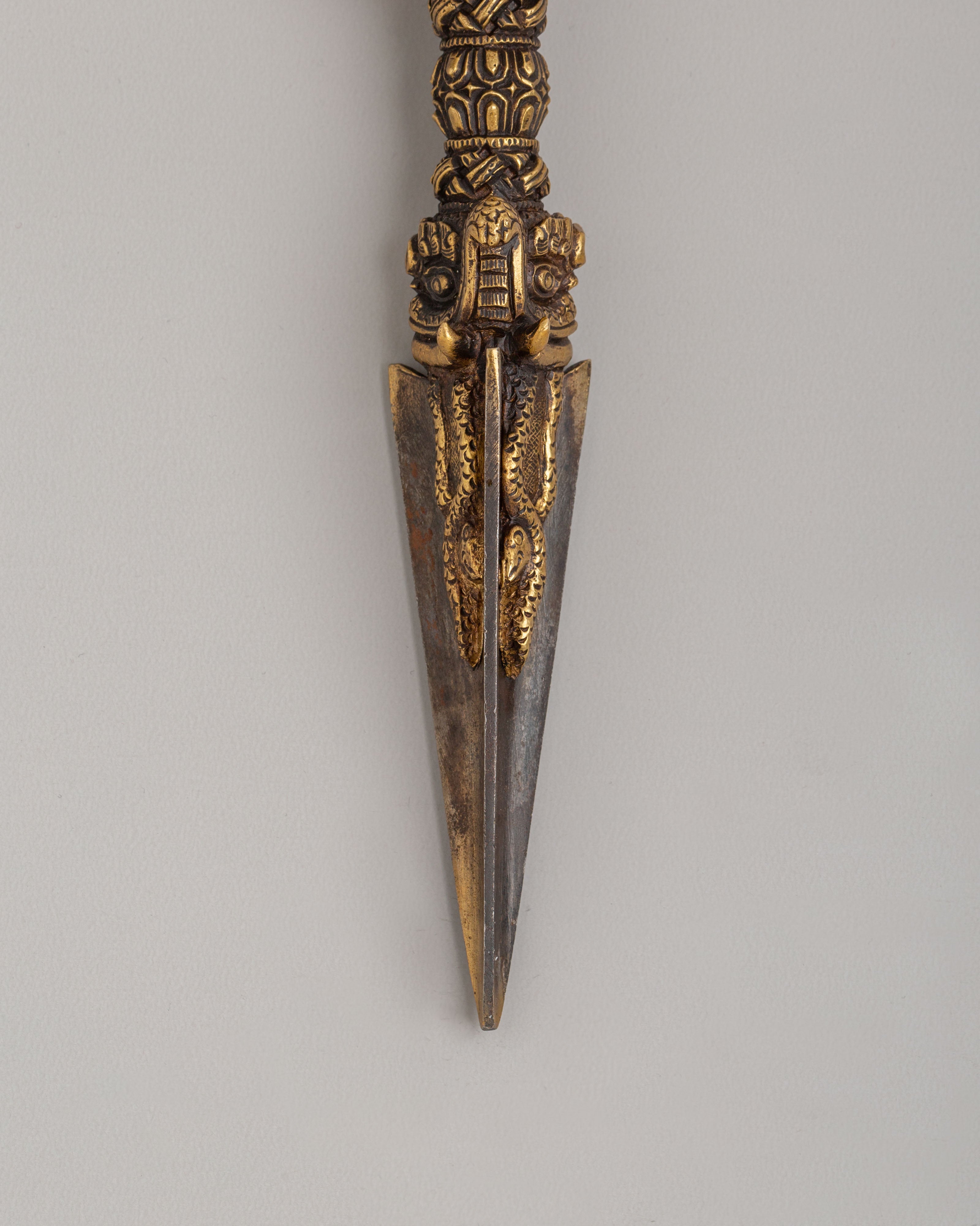 Traditional Altar Ritual Phurba | Vajrayana Buddhist Sacred Dagger
