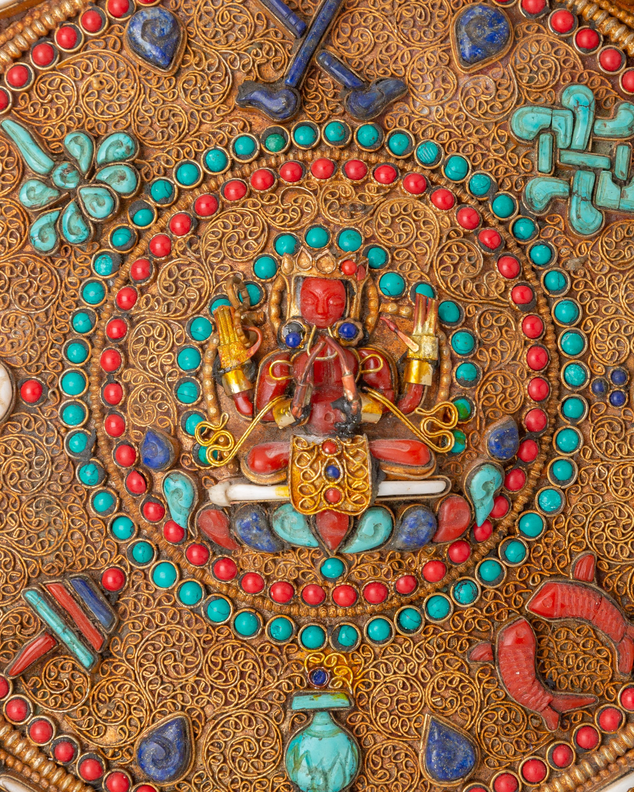 Chenrezig Mandala Wall Hanging | Sacred Buddhist Wall Decor