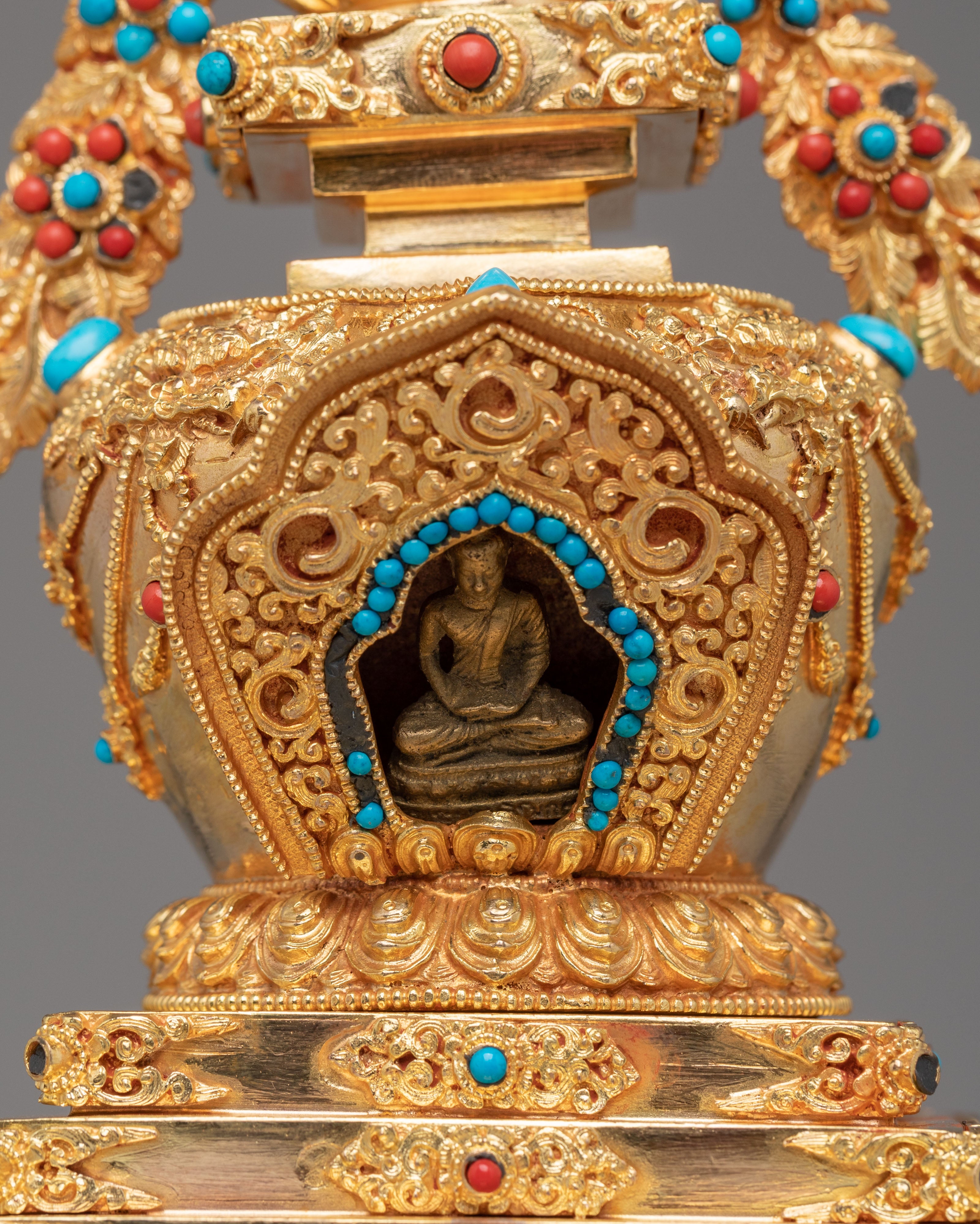 Traditional Jangchub Stupa | Tibetan Buddhist Shrine Decor