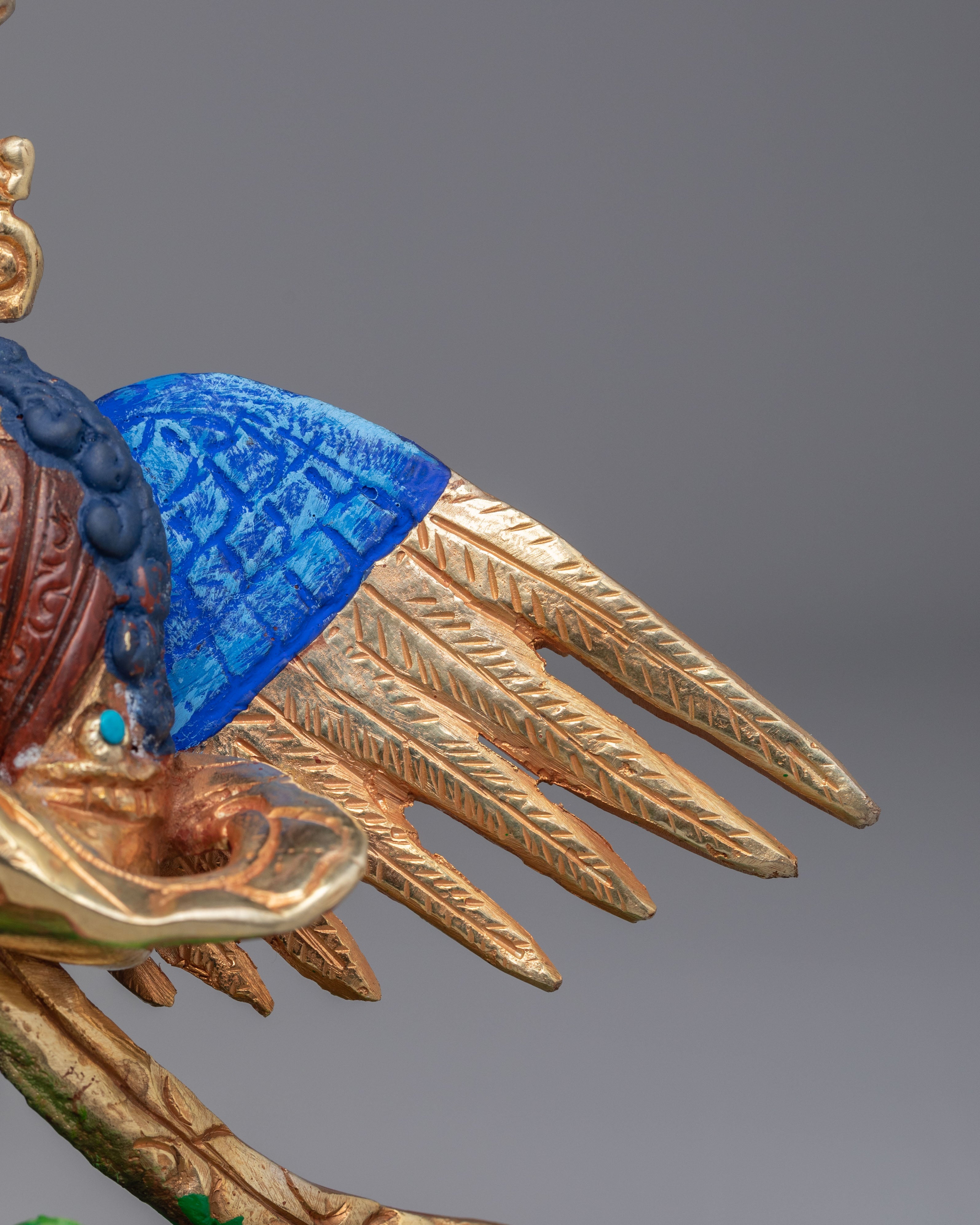 Tibetan Nagkanya Deity Statue | Himalayan Spiritual Artwork