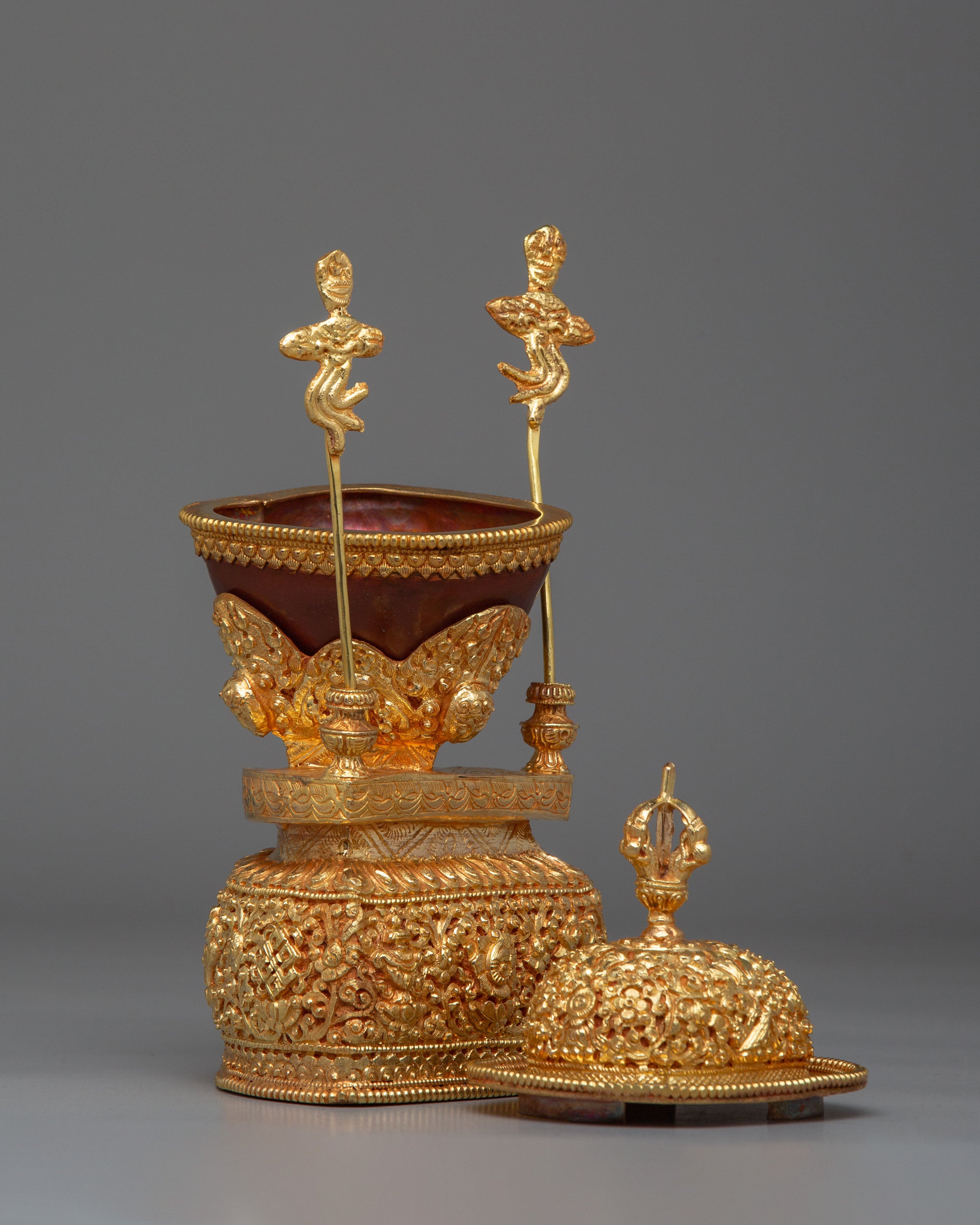 Handcrafted Kapala for Rituals | Buddhist Decor