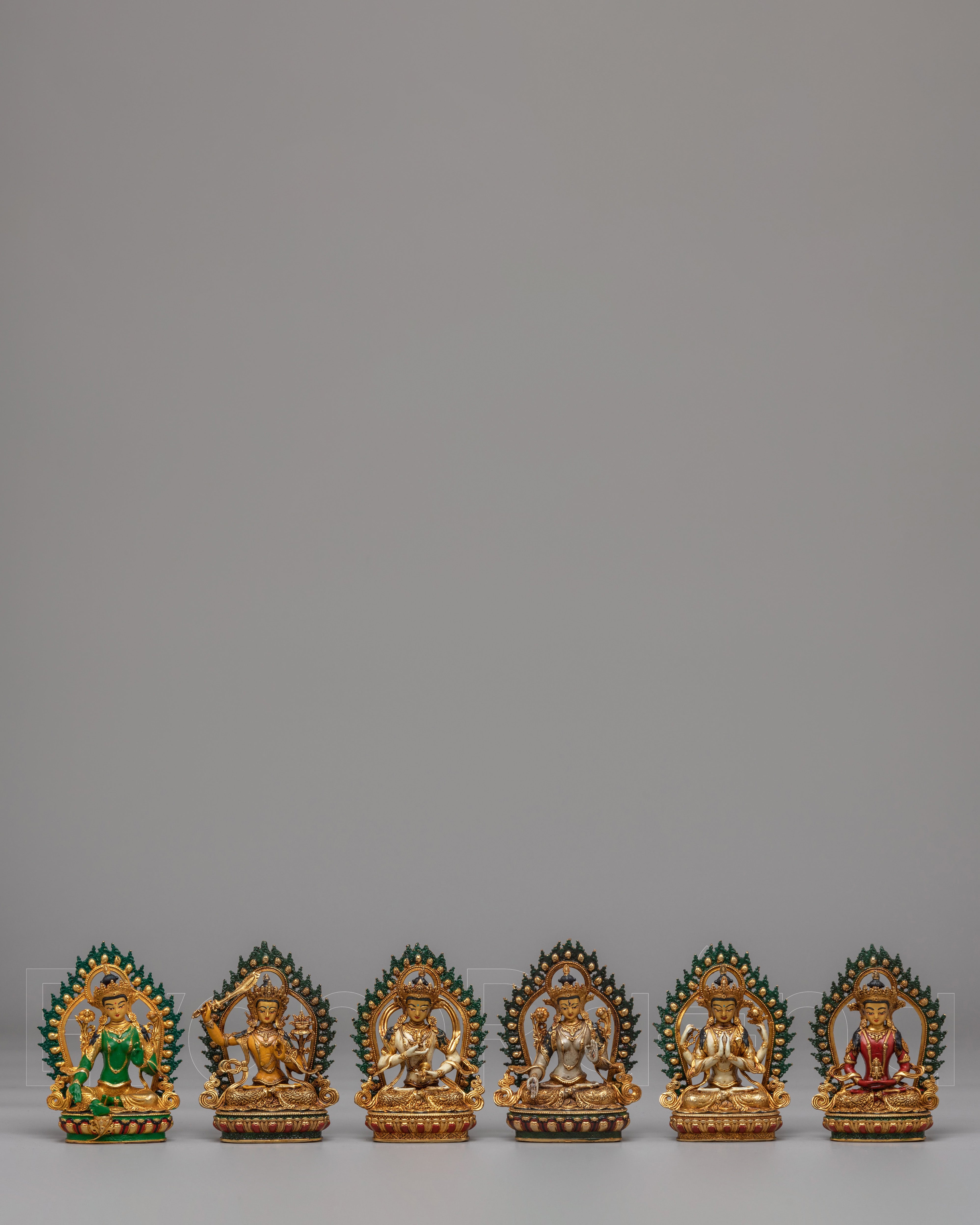 Six Sacred  Buddhist Deities