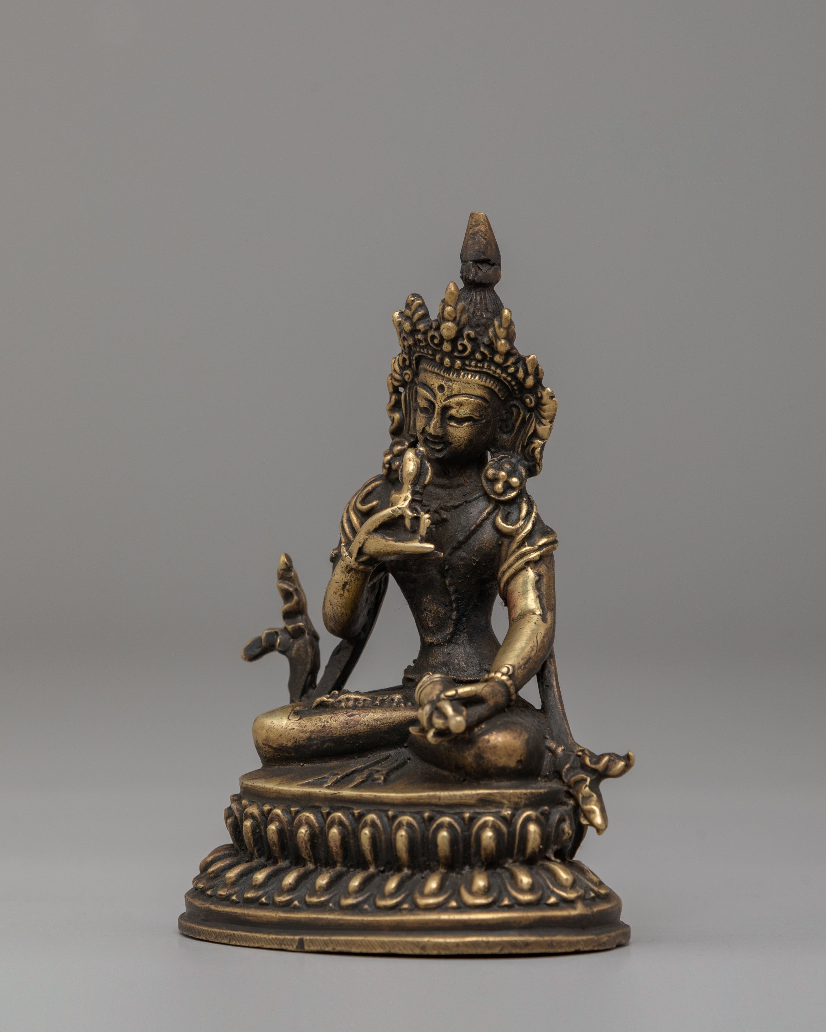 Handcrafted Sacred Vajrasattva Statue | Tibetan Buddhist Purification Deity