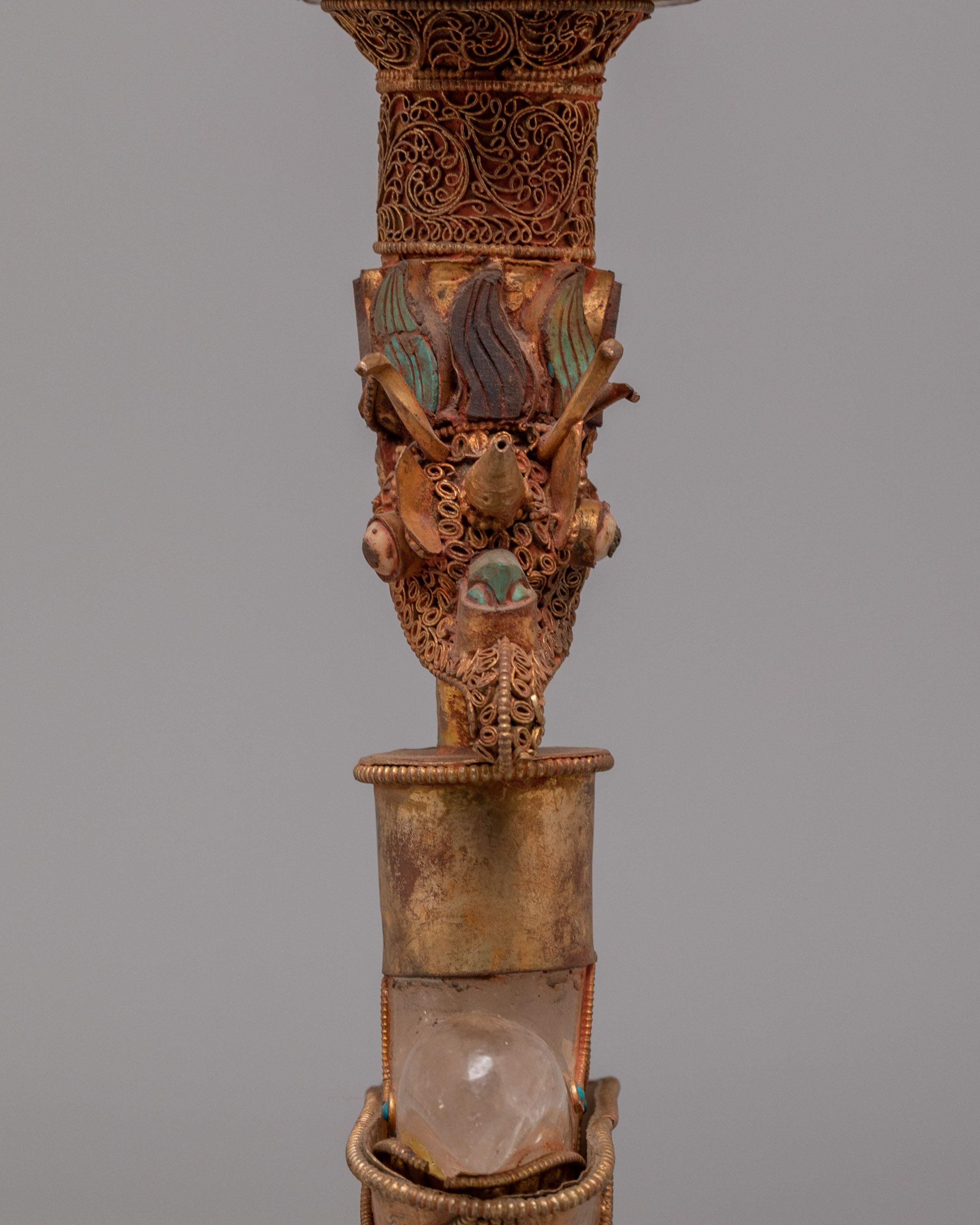 Sacred Buddhist Phurba for Ritual | Traditional Buddhist Ceremonial Dagger