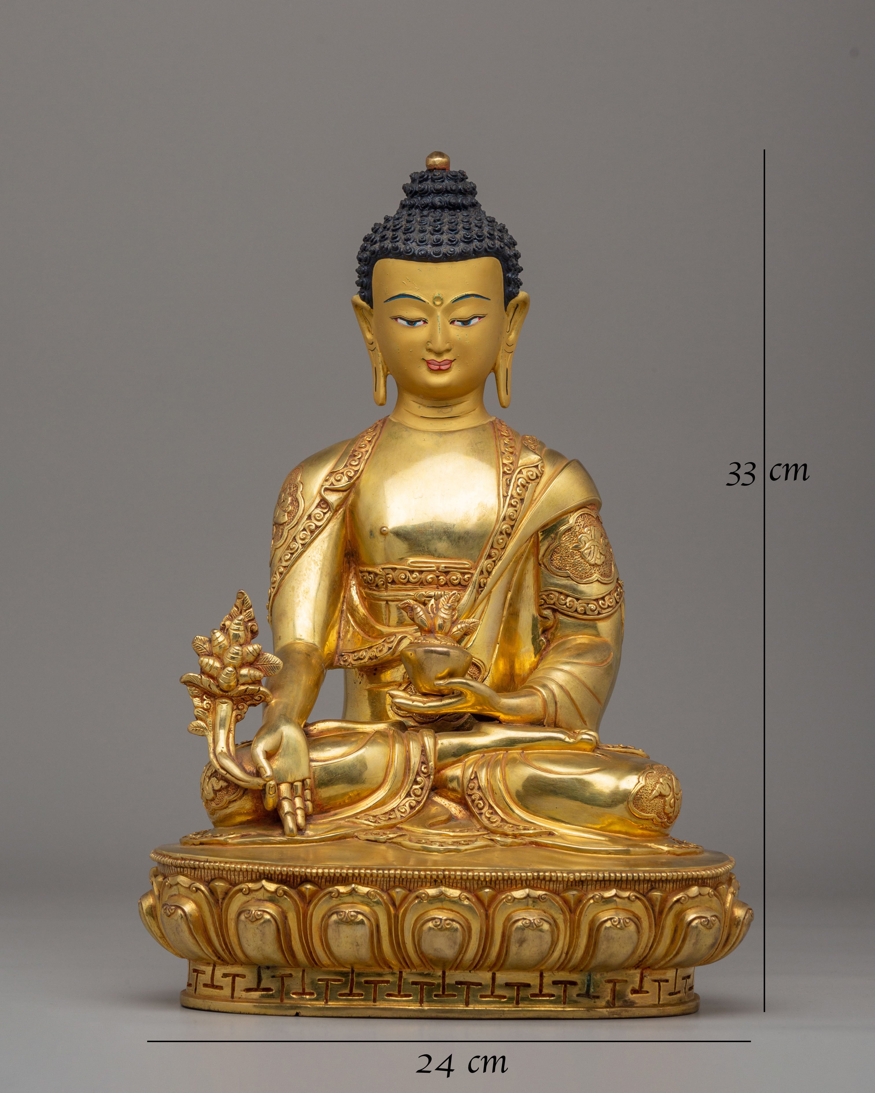 Handmade Healing Buddha Statue | Medicine Buddha Figurine