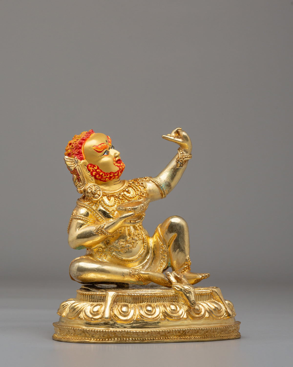 Himalayan Buddhist Master Statue | Tibetan Spiritual Art