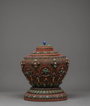 Tibetan Buddhist Rice Pot