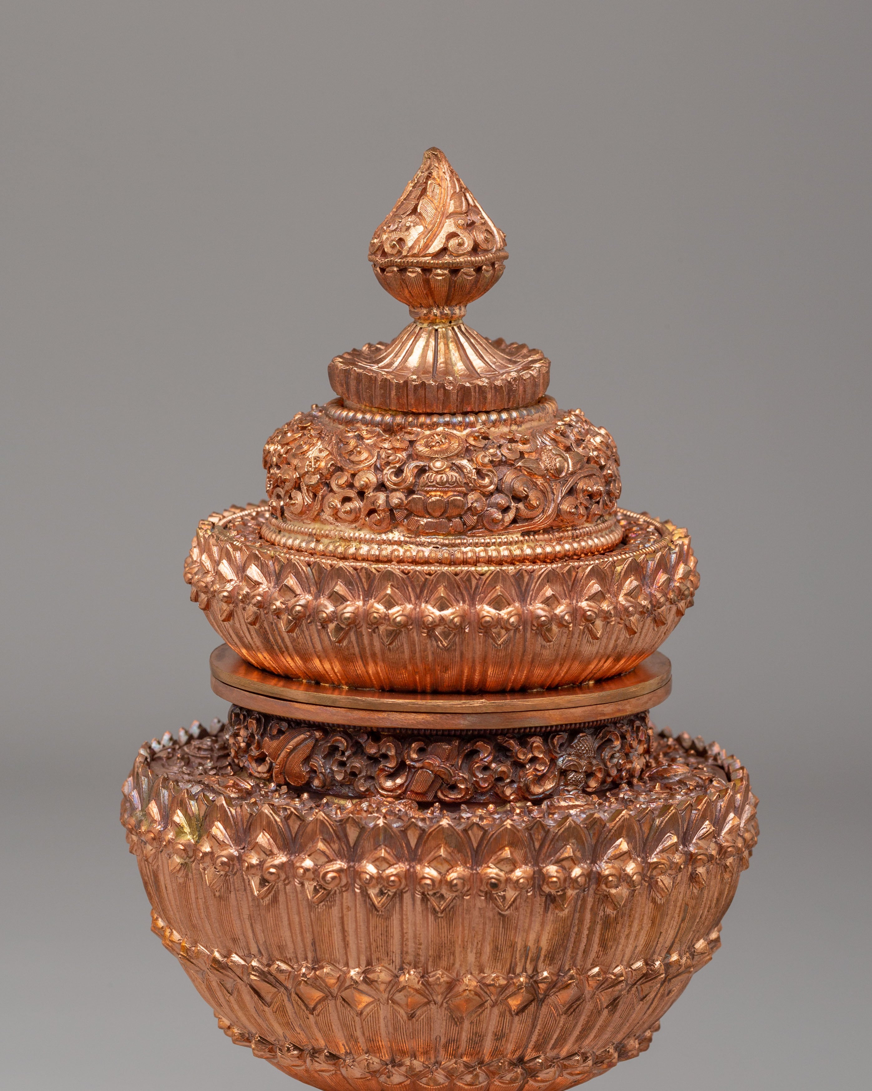 Handmade Dhupur Rice Pot | Tibetan Buddhist Ritual Vessel