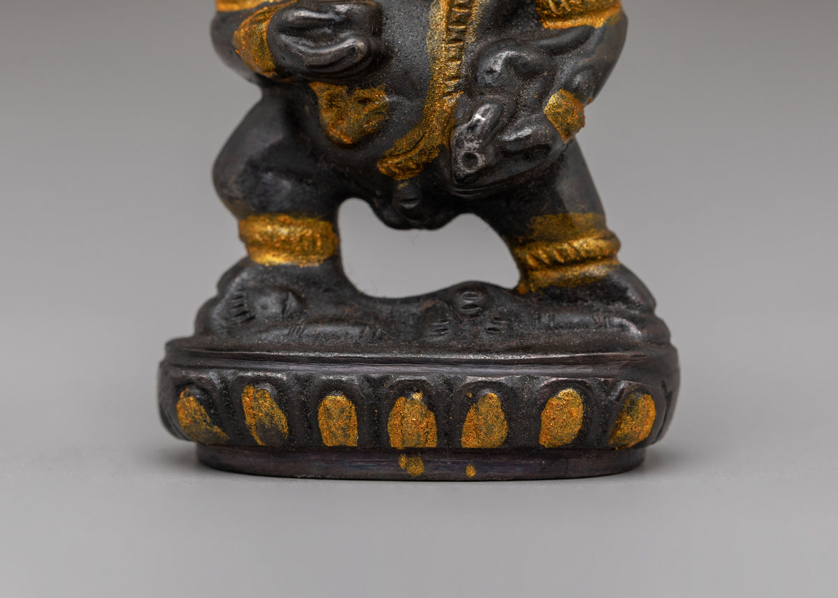 Tibetan Buddhist Black Dzambhala | Wealth Deity for Prosperity