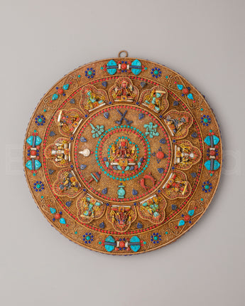 Spiritual Chenrezig Mandala Wall Hanging