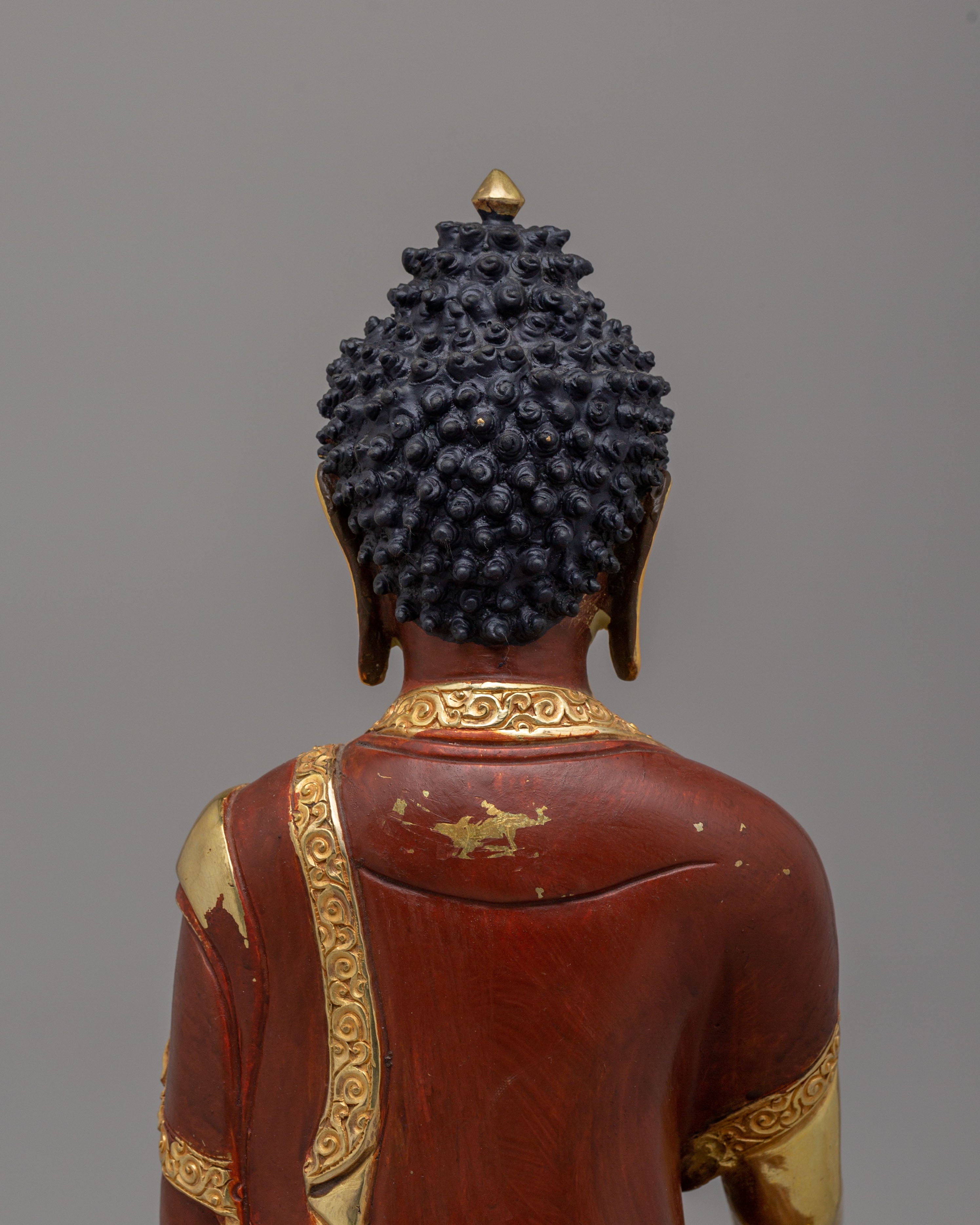 Copper Statue of Buddha Shakyamuni | Sacred Figure of Wisdom & Enlightenment
