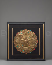 Tibetan Double Vajra Wall Hanging