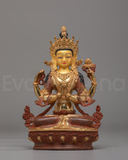 Handcrafted Chenrezig Statue