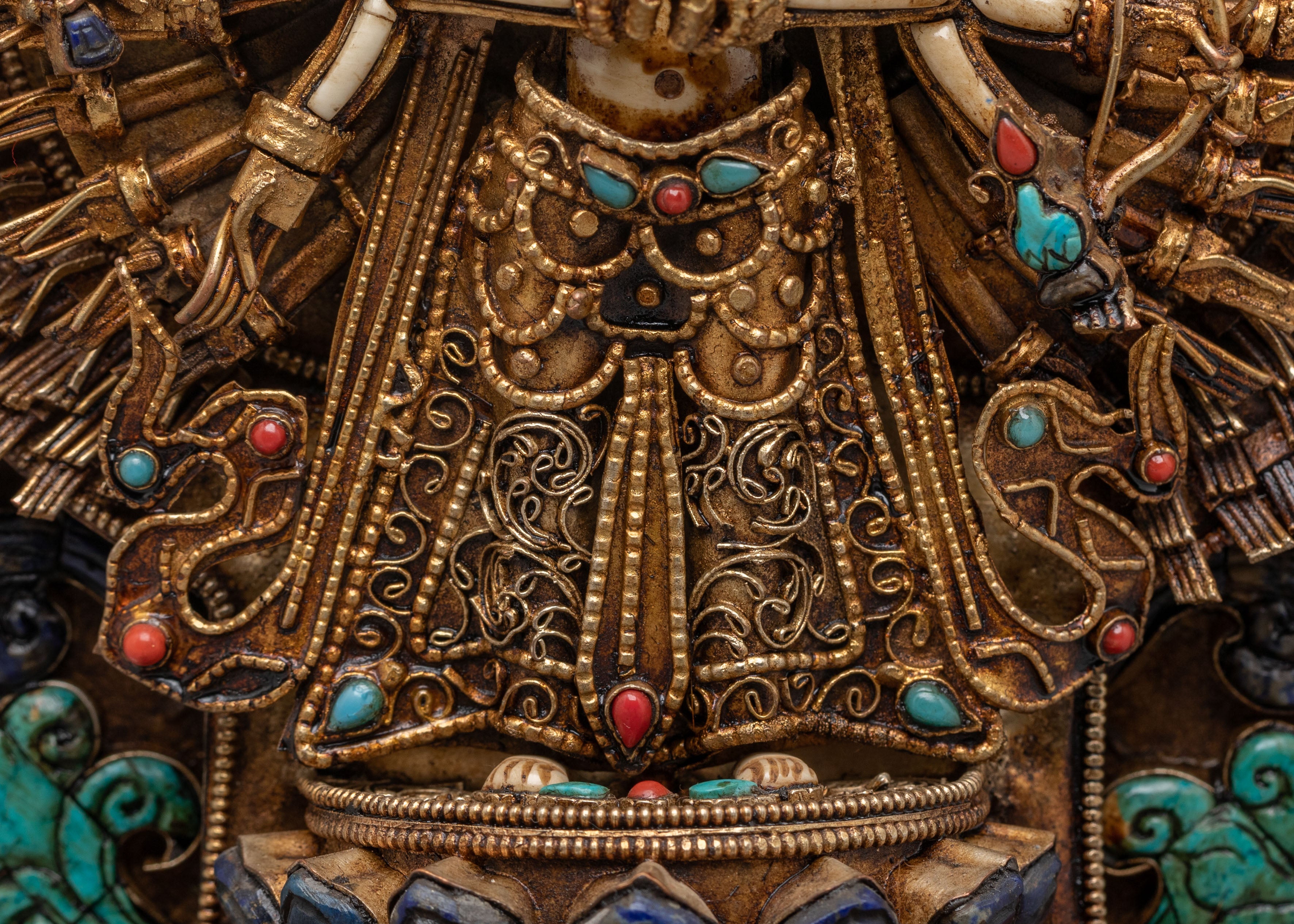 Traditional Thousand-Armed Chenrezig Statue | 1000 Arms Bodhisattva Artwork