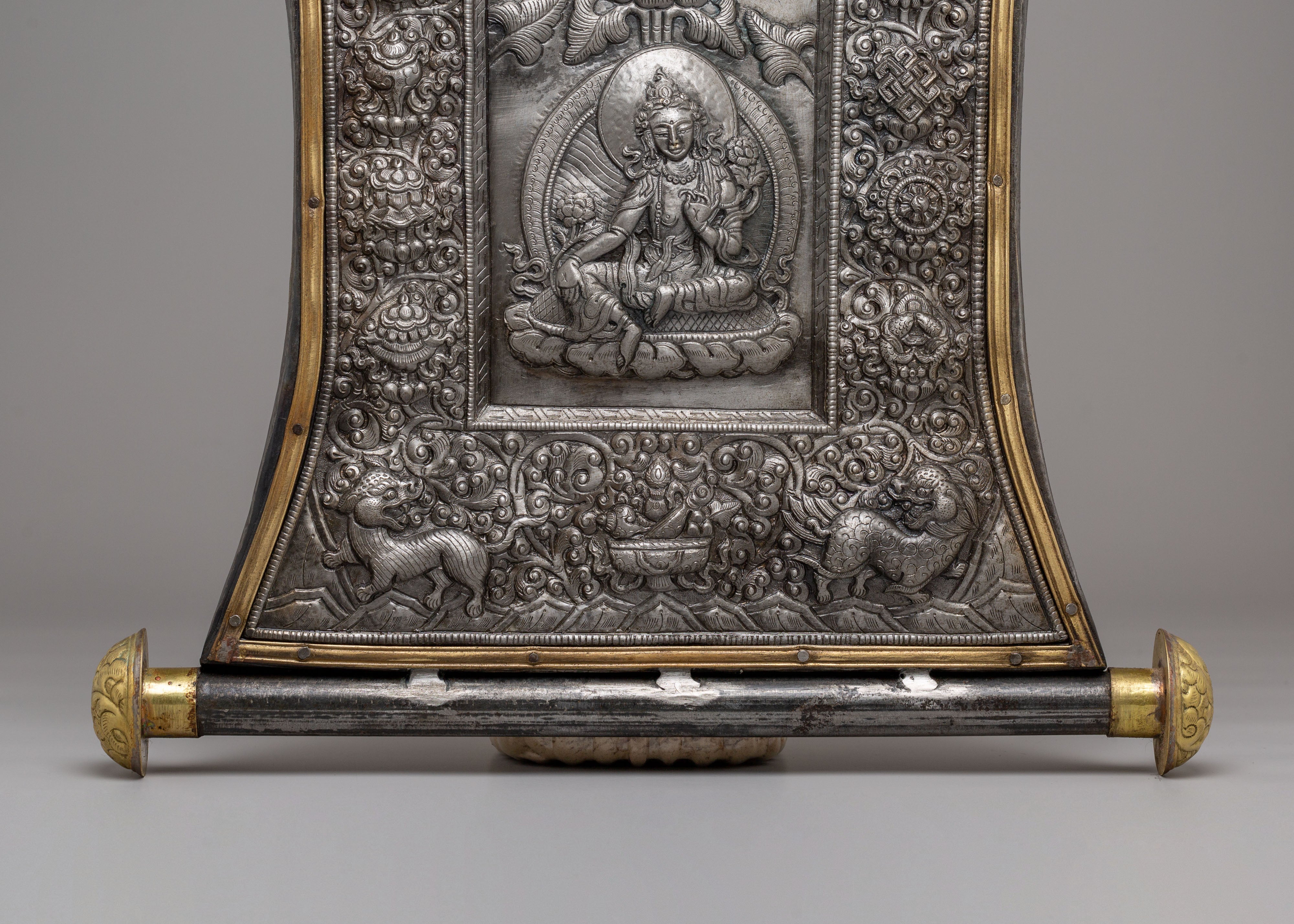Spiritual Green Tara Wall Hanging | Buddhist Goddess Decor for Meditation