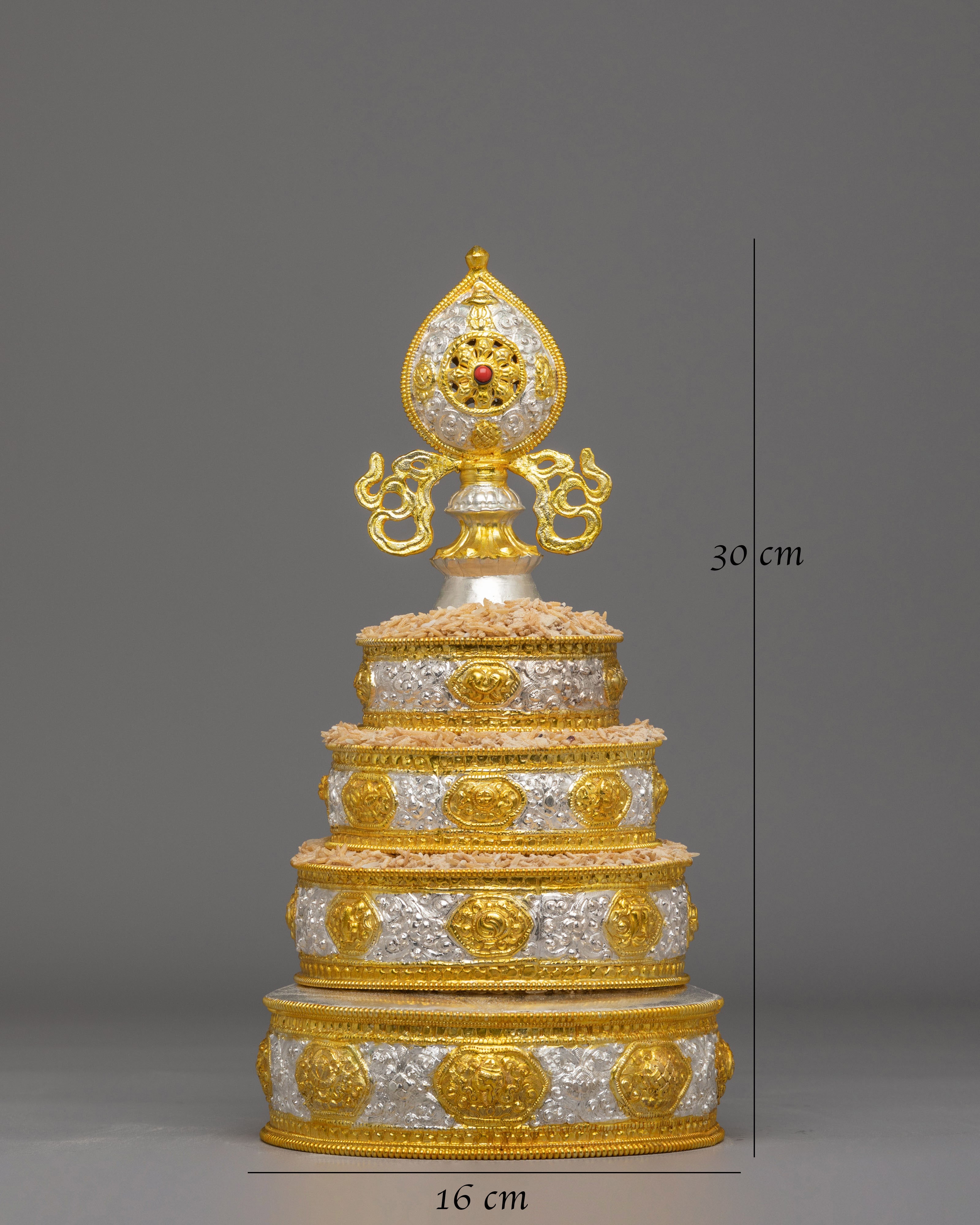 Spiritual Altar Buddhist Mandala Offering | Symbolizing Spiritual Purity