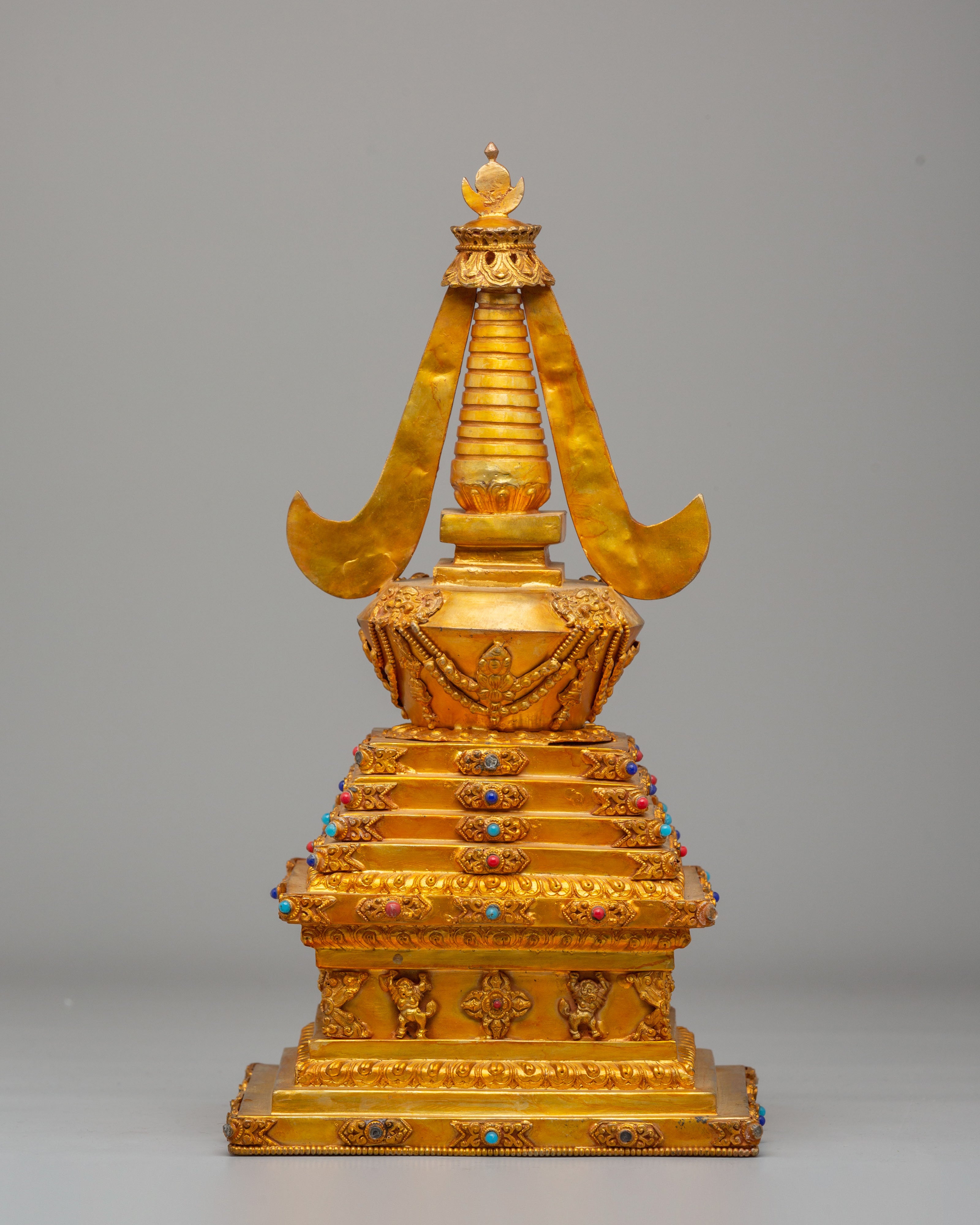Spiritual Buddhist Enlightenment Stupa | Sacred Symbol of Awakening