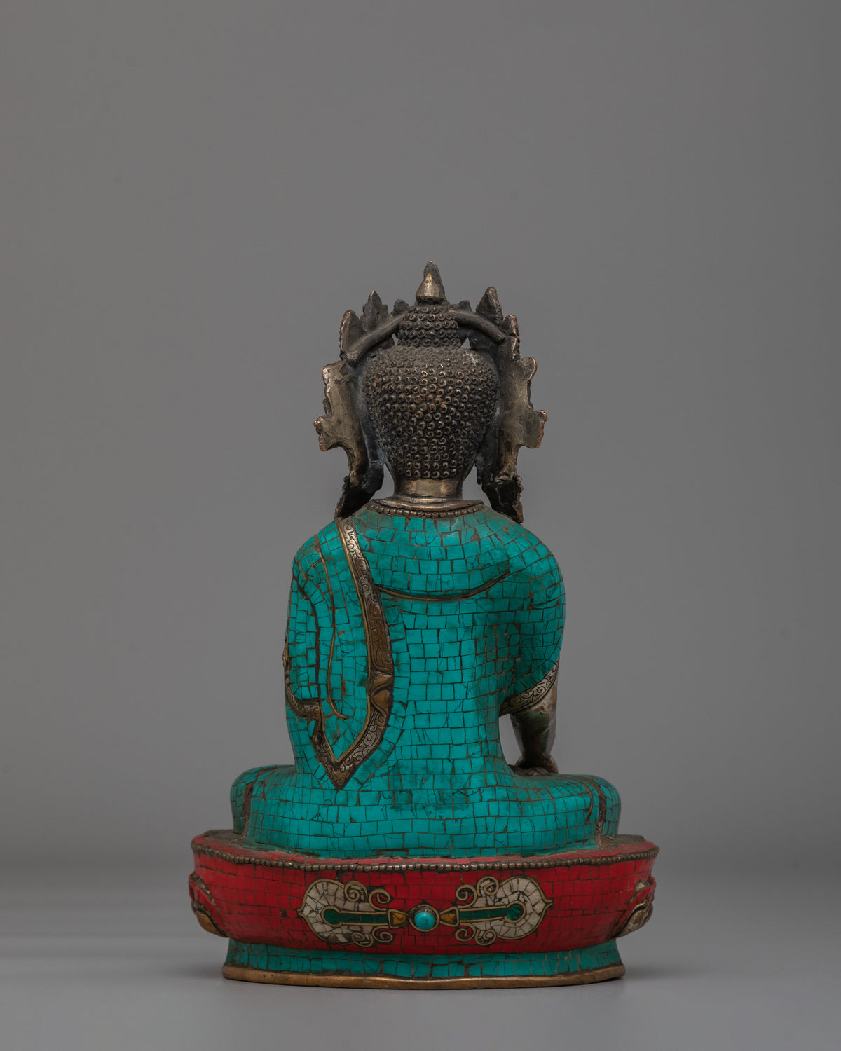 Crown Shakyamuni Buddha Altar Statue | Buddhist Altar Decor