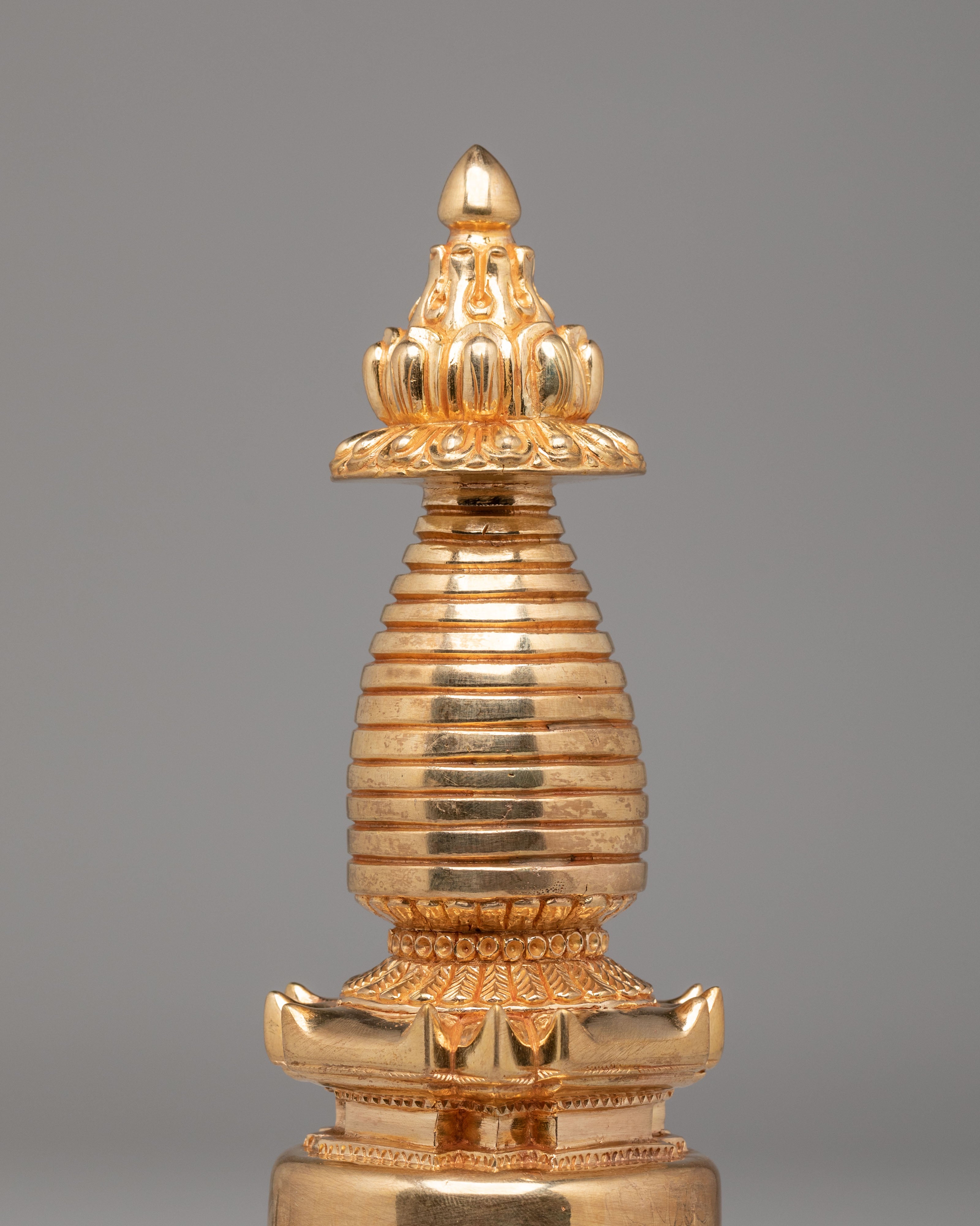 Decorative Tibetan Kadampa Stupa | Traditional Stupa for Spiritual Blessings