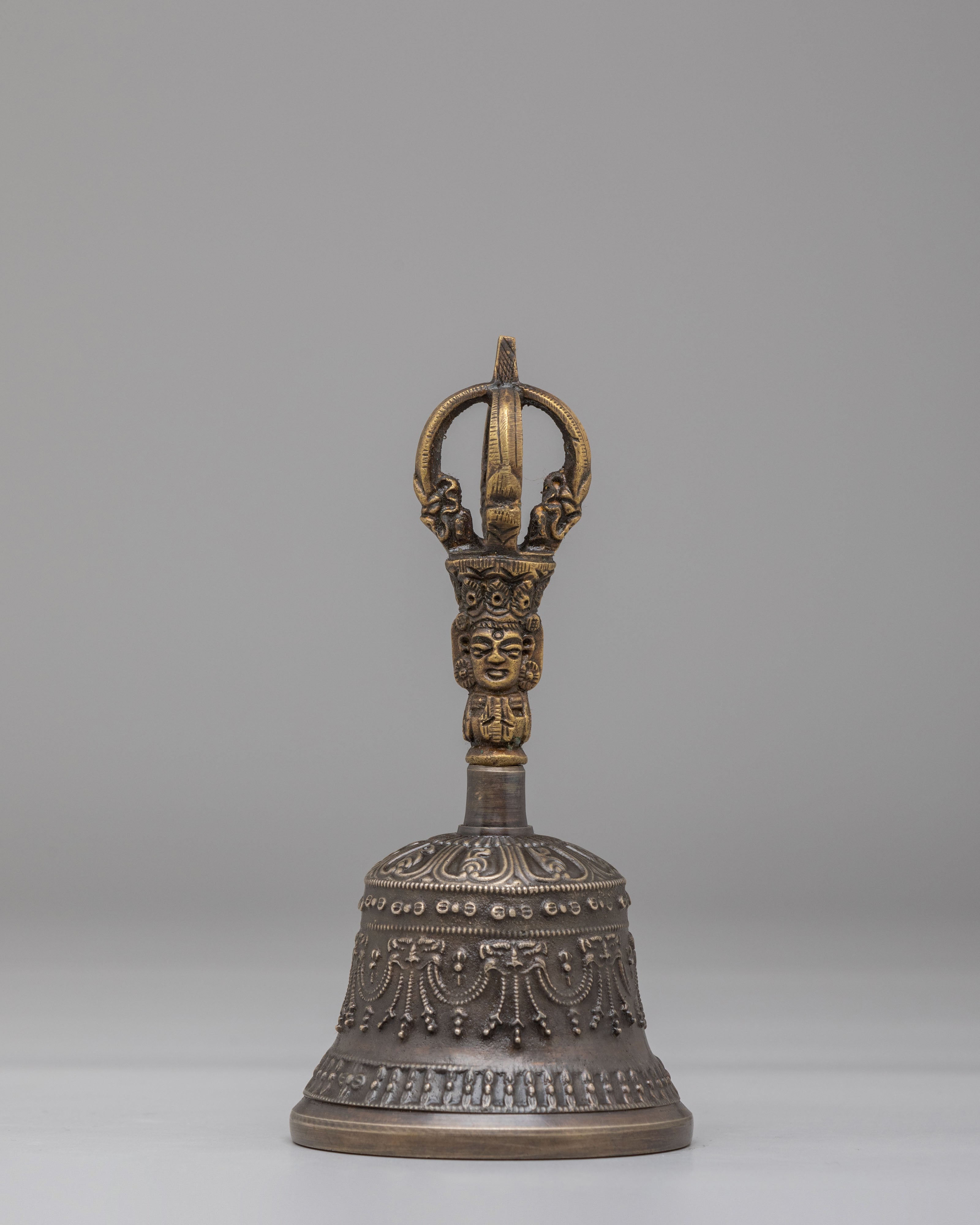 Ceremonial Vajra Bell Set | Ritual Bell & Vajra for Meditation