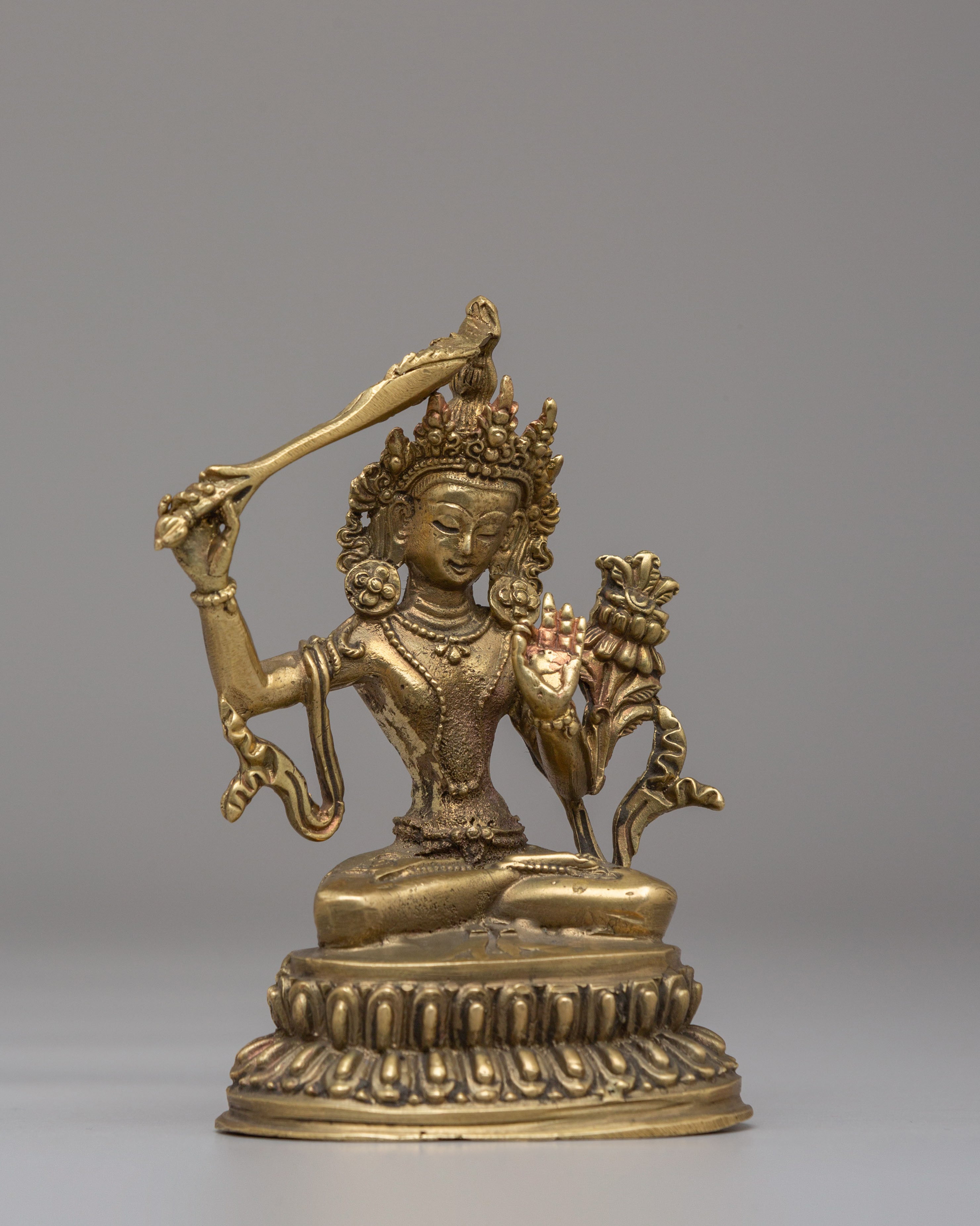 Bodhisattva Manjushri Wisdom Statue | Tibetan Art