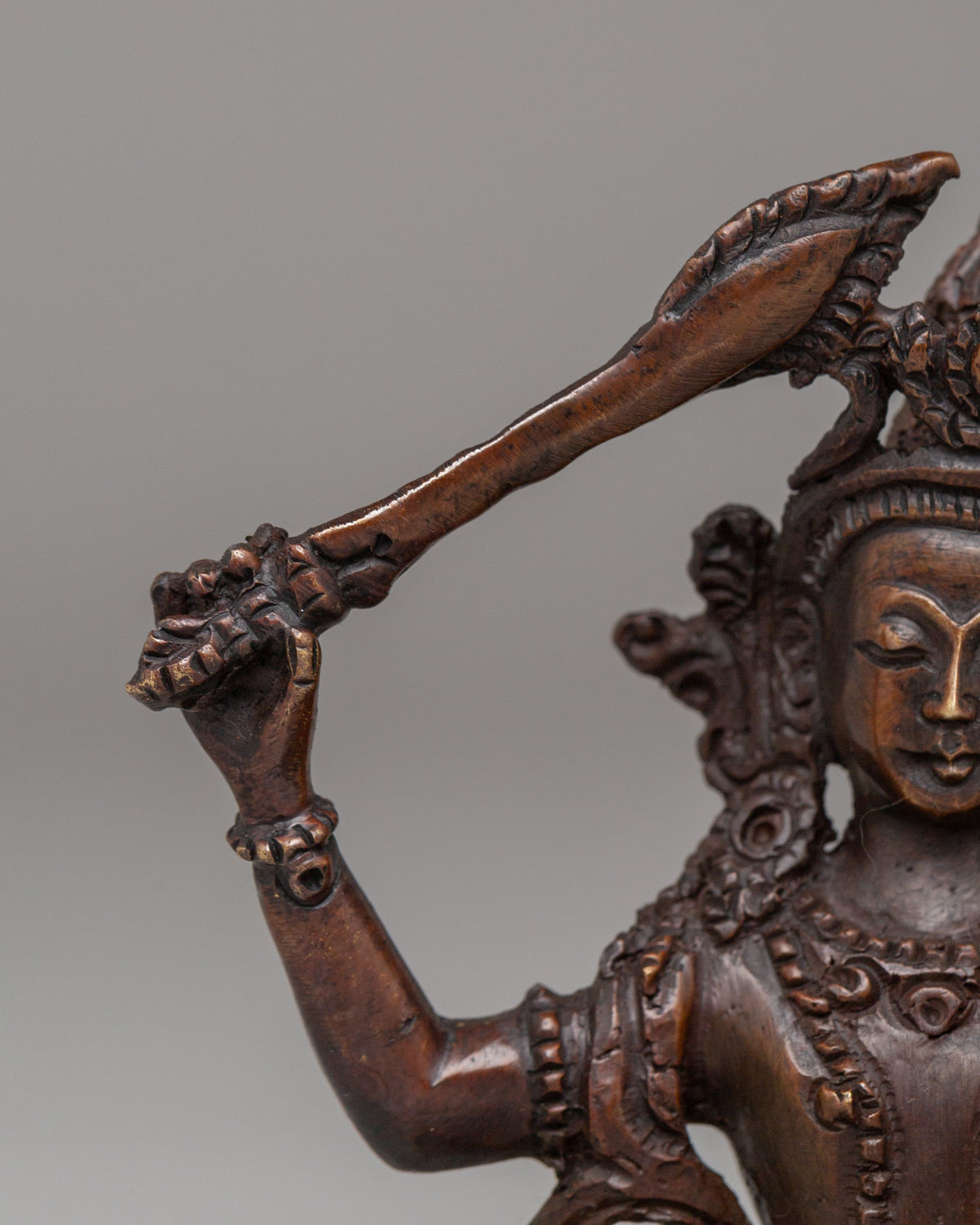 Traditional Tibetan Manjushri Statue | Bodhisattva of Wisdom