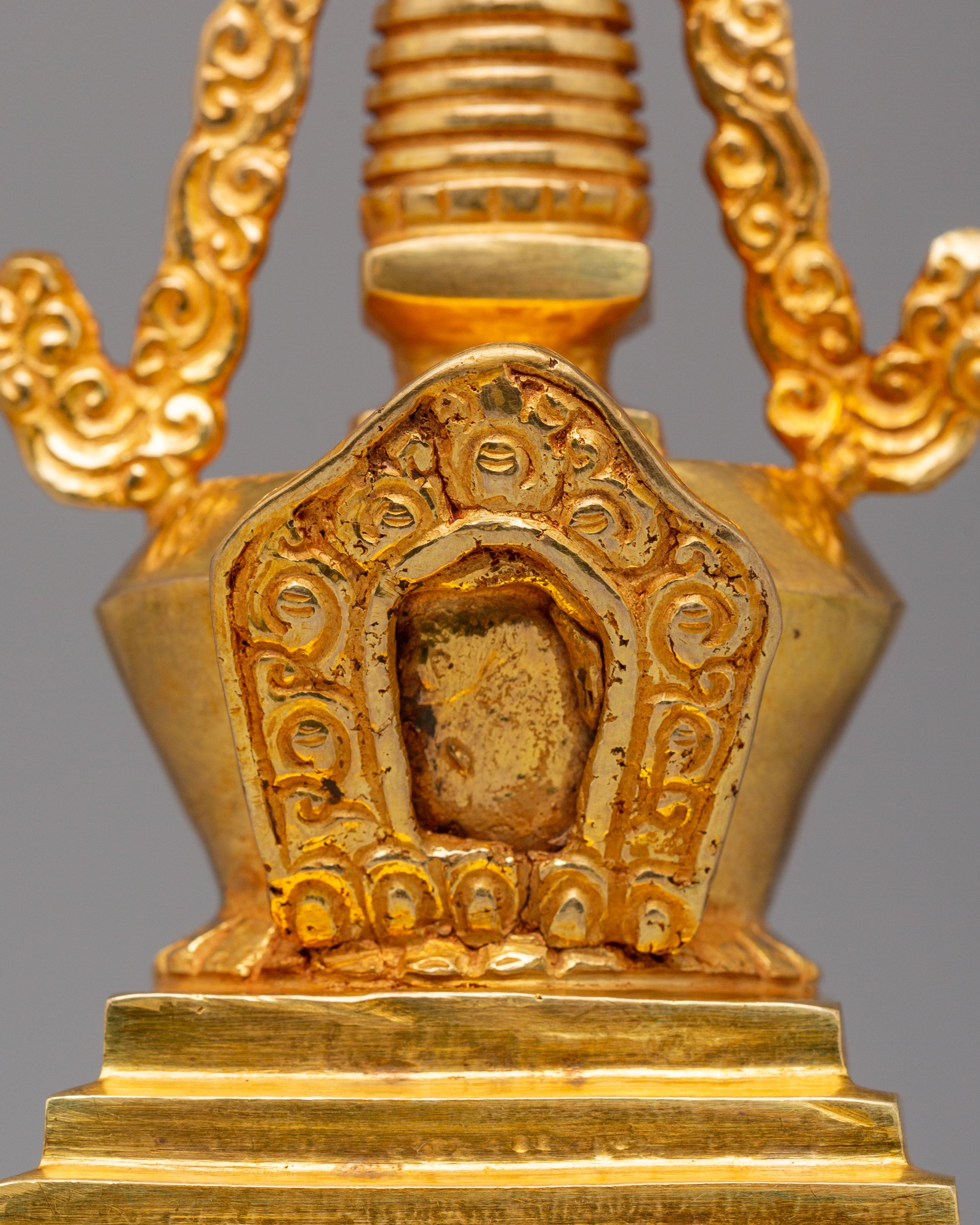 Handmade Sacred Stupa | Traditional Tibetan Artwork