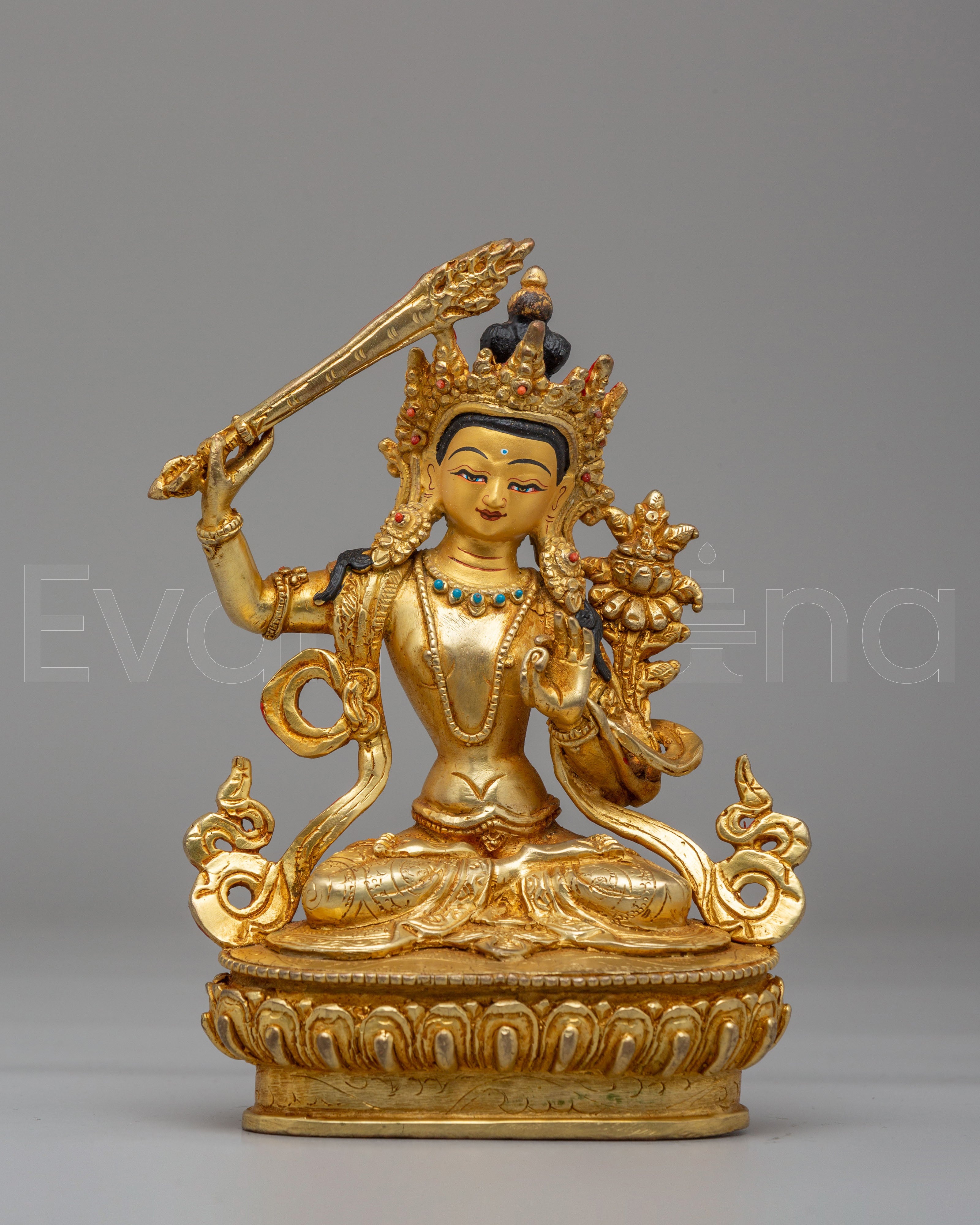 Sacred Bodhisattva Manjushri Statue