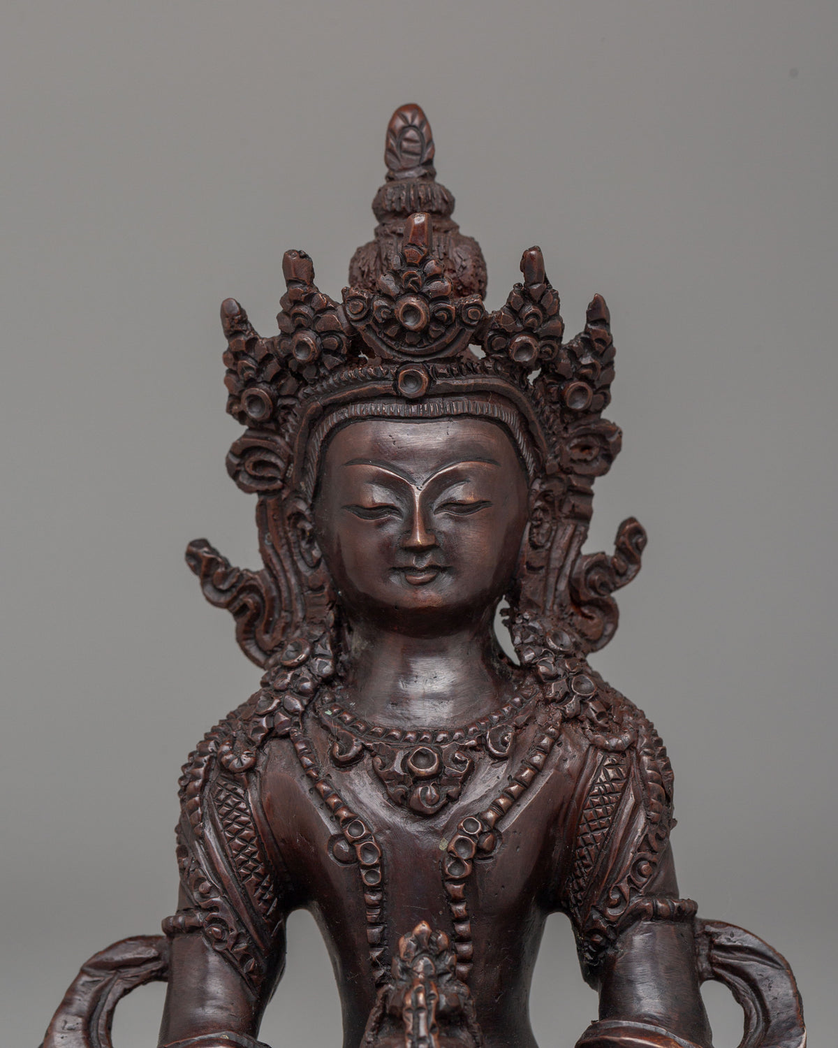 Tibetan Amitayus Deity Statue | Buddha of Infinite Life