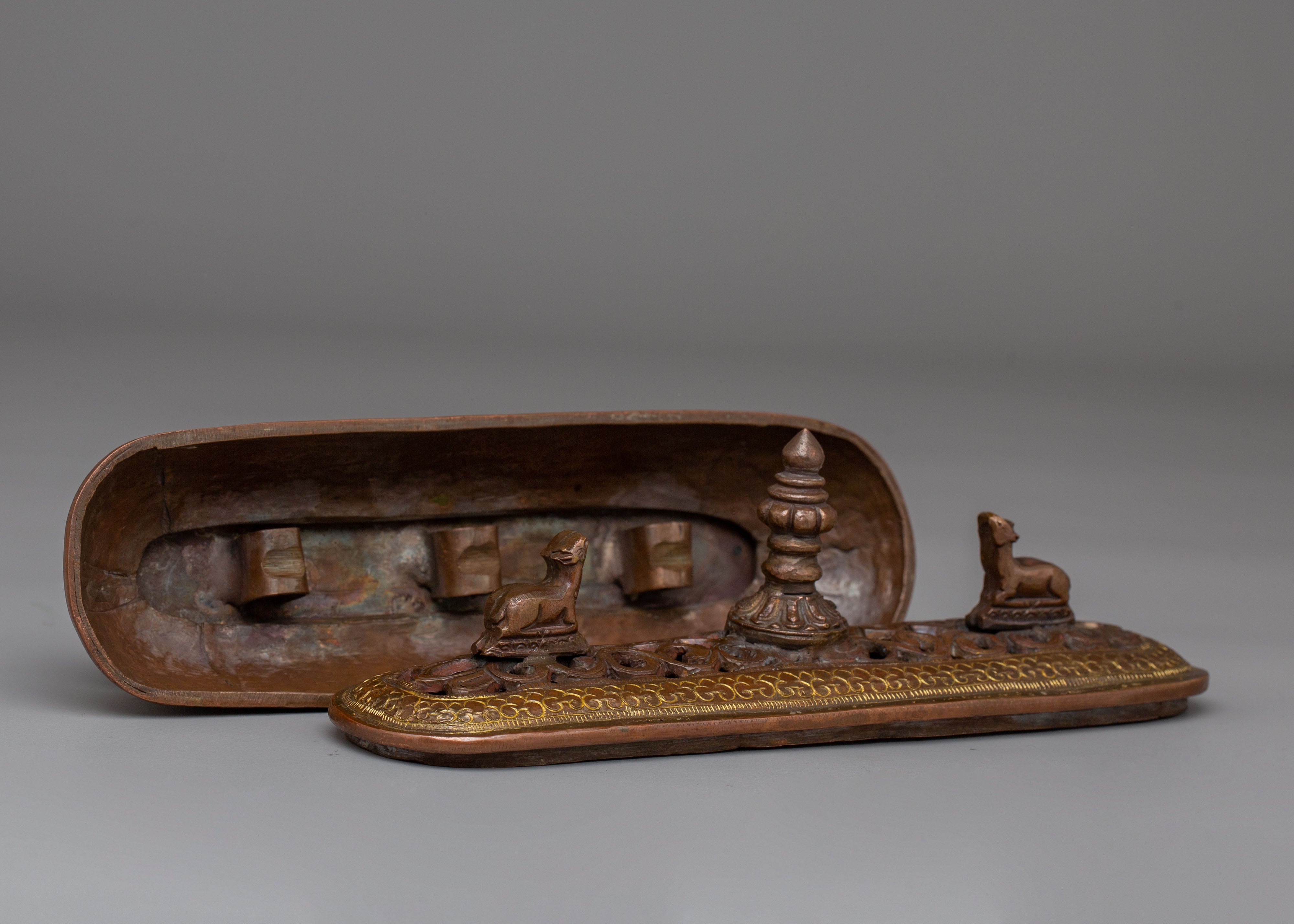 Sacred Altar Incense Burner | Handcrafted Tibetan Offering Ritual Tool