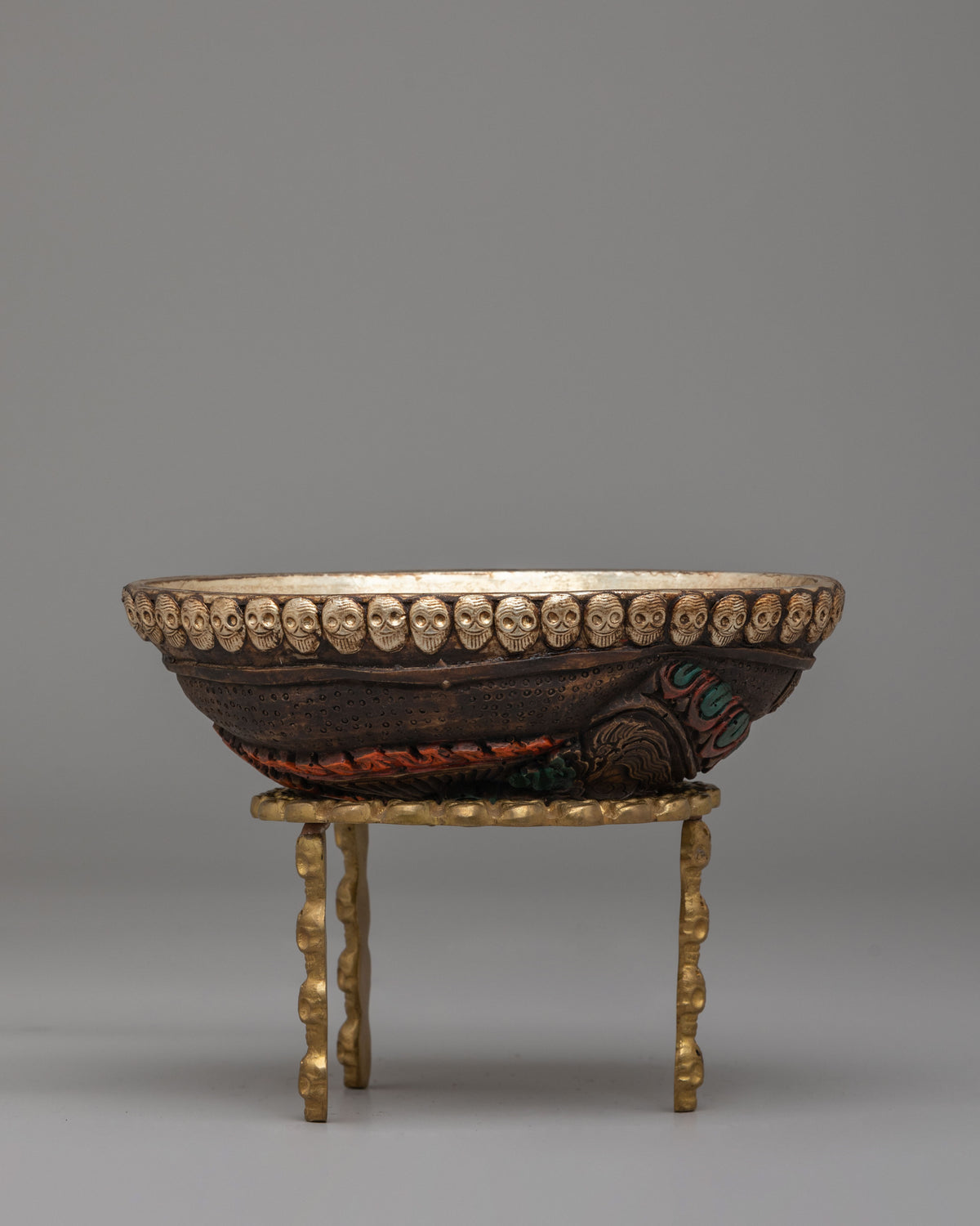 Handmade Kapala With Stand | Rituals & Meditation