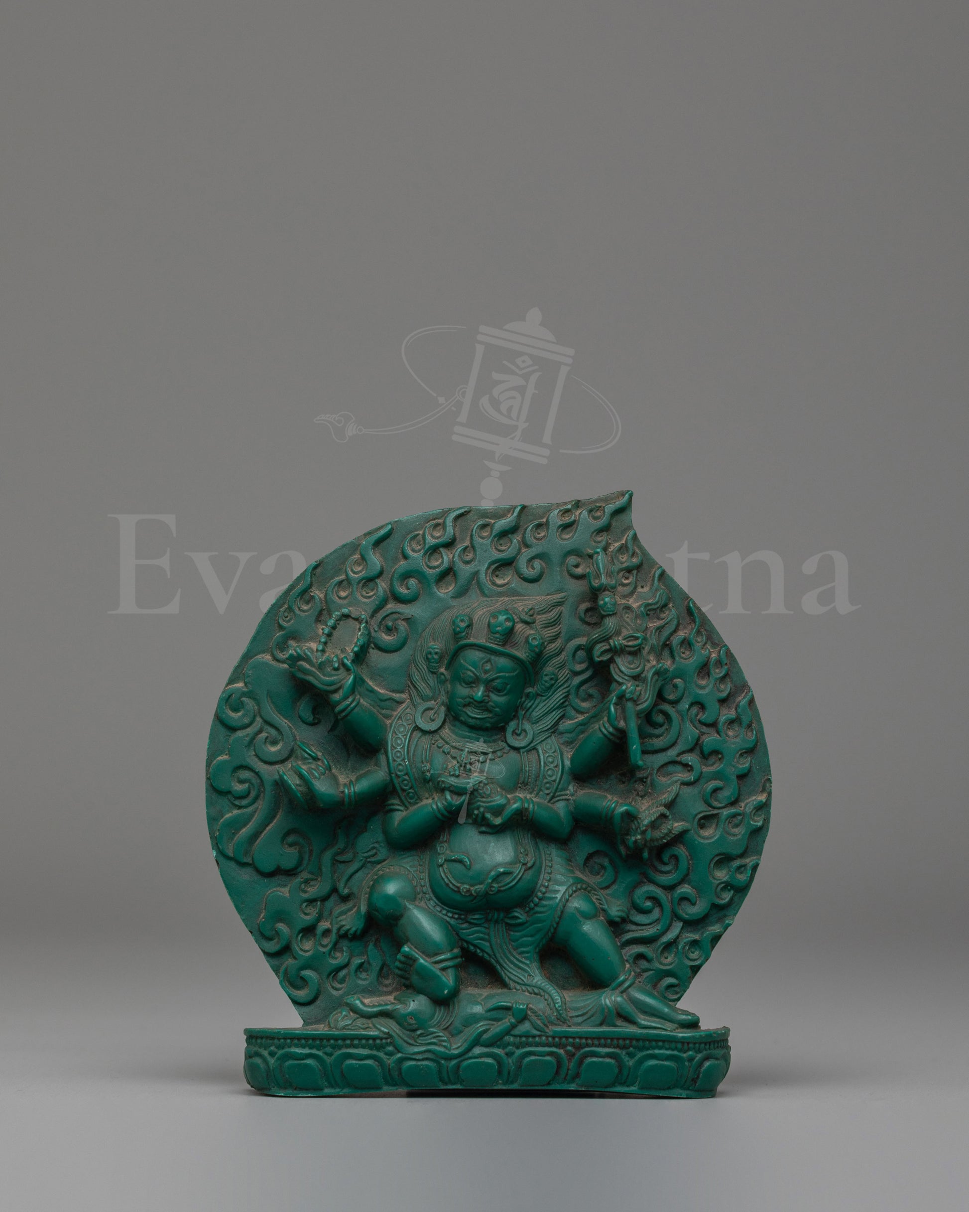 Sacred Six-Armed Mahakala Sculpture