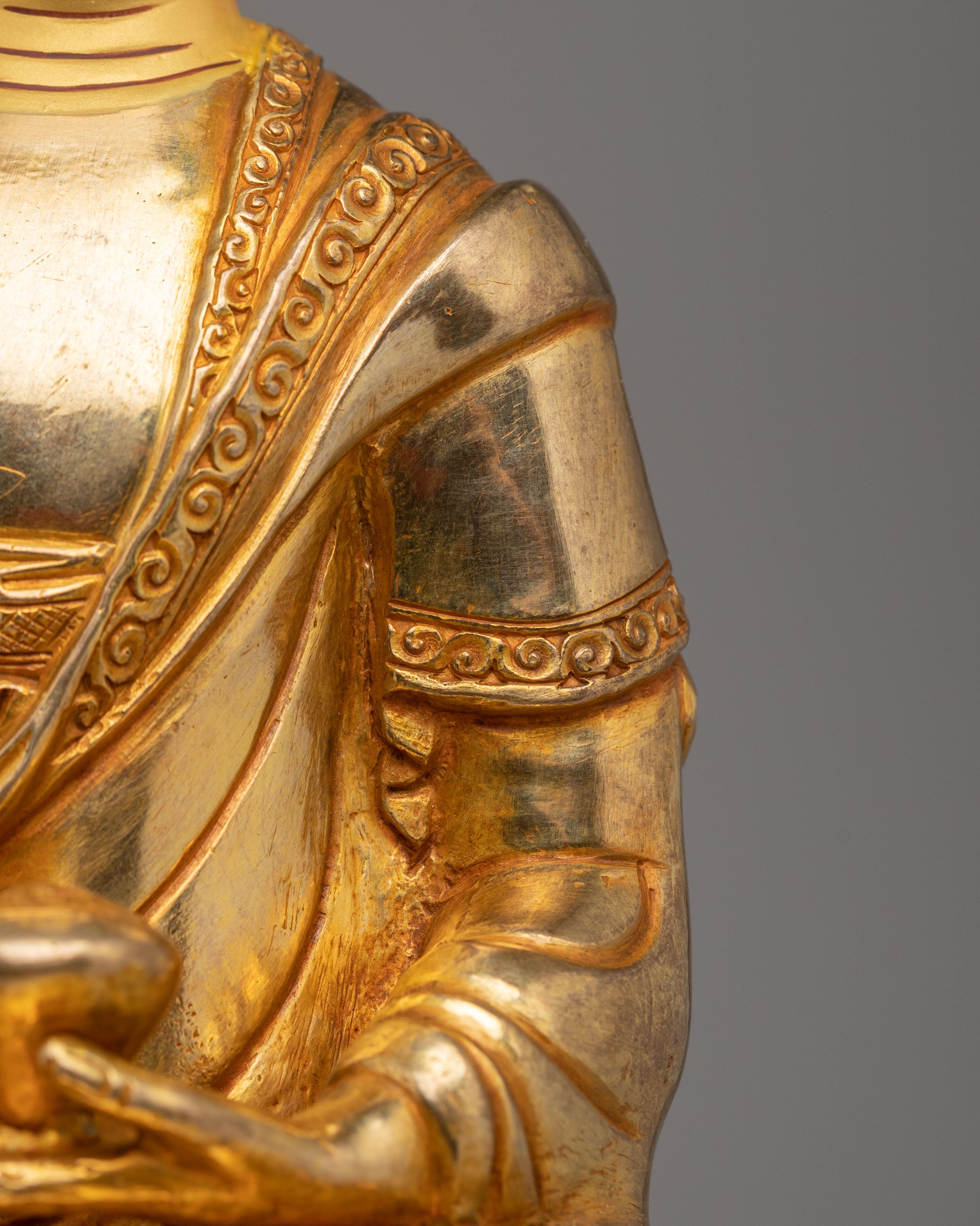 Sacred Ratnasambhava Statue | Himalayan Buddhist Art