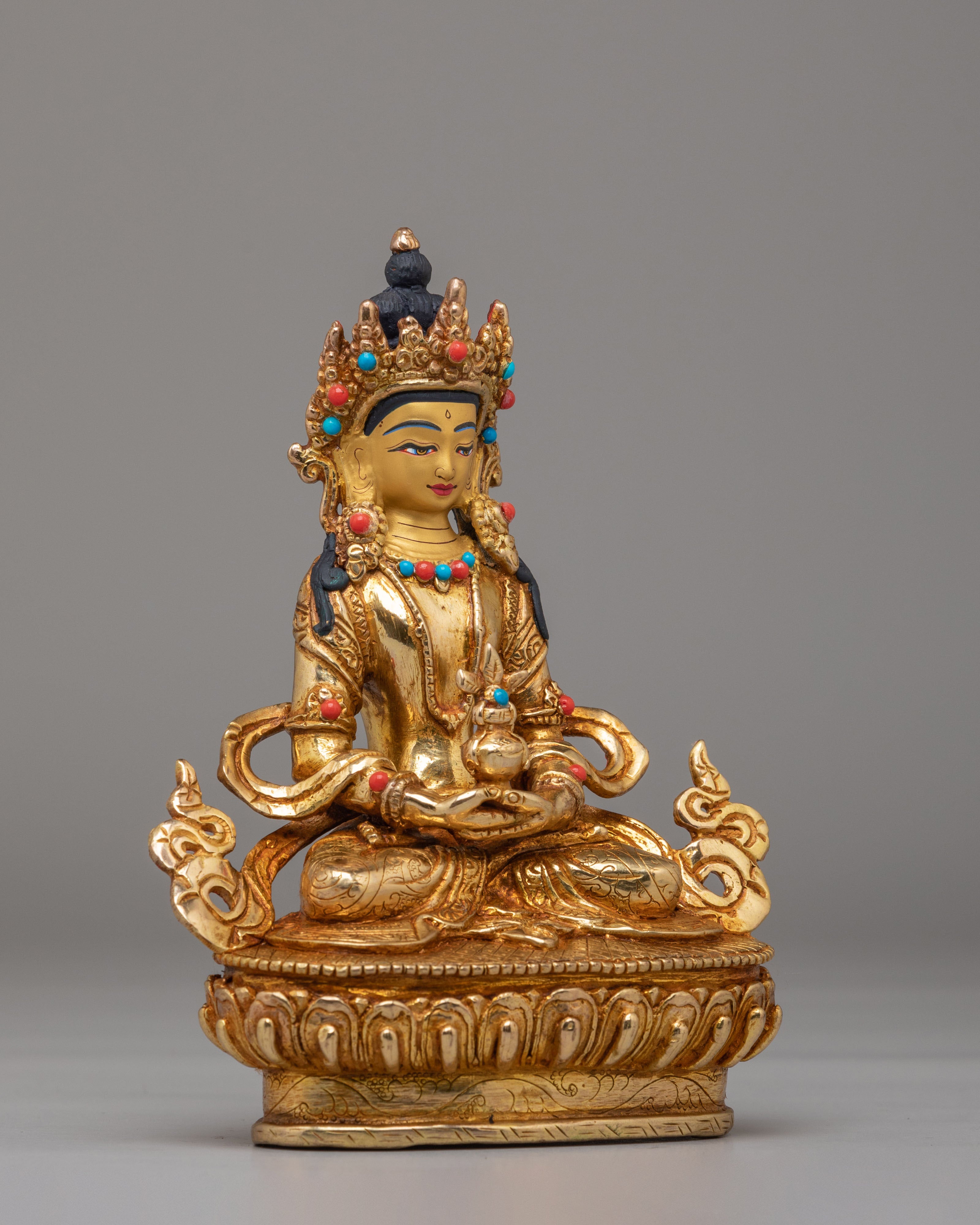 Amitayus Sacred Longevity Deity Sculpture | Symbol of Longevity, Vitality, and Infinite Life