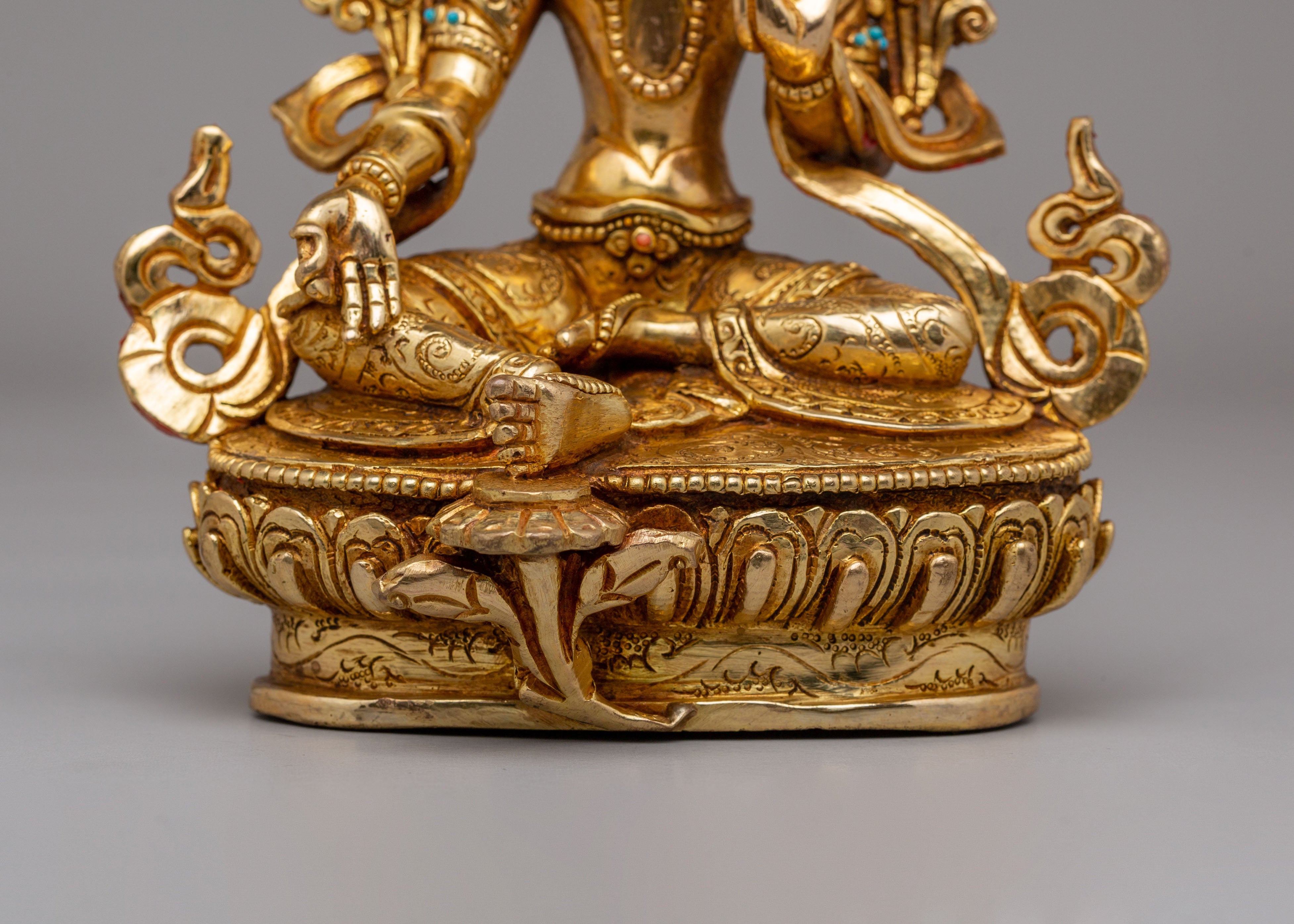 Green Tara Compassion Deity Statue | Symbol of Protection and Healing